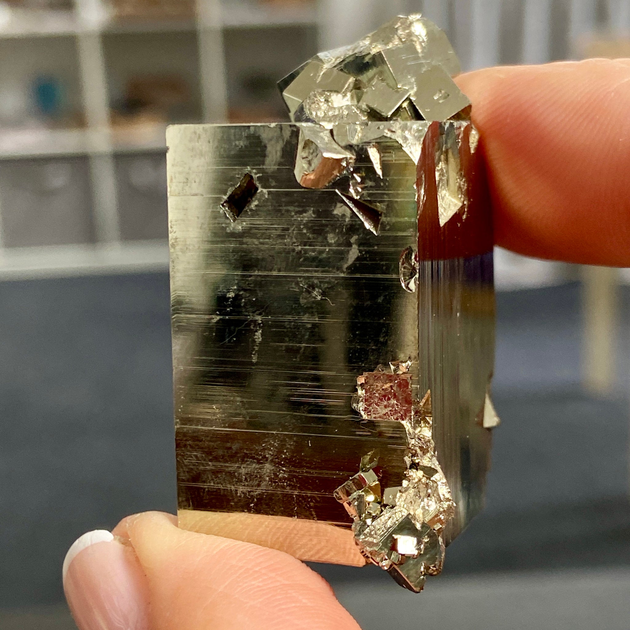 Pyrite Crystal Cluster – Huanzala Mine, Peru