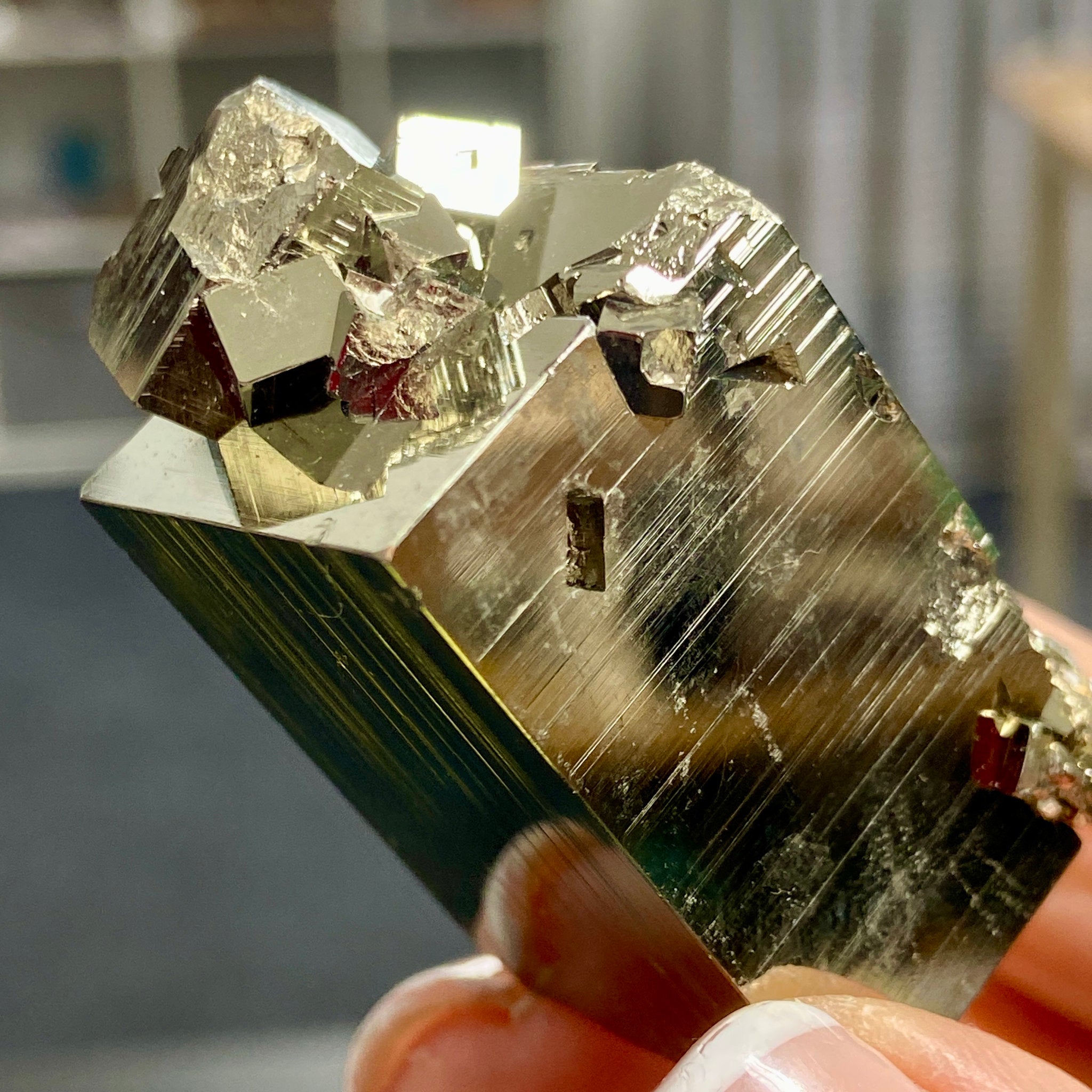 Pyrite Crystal Cluster – Huanzala Mine, Peru