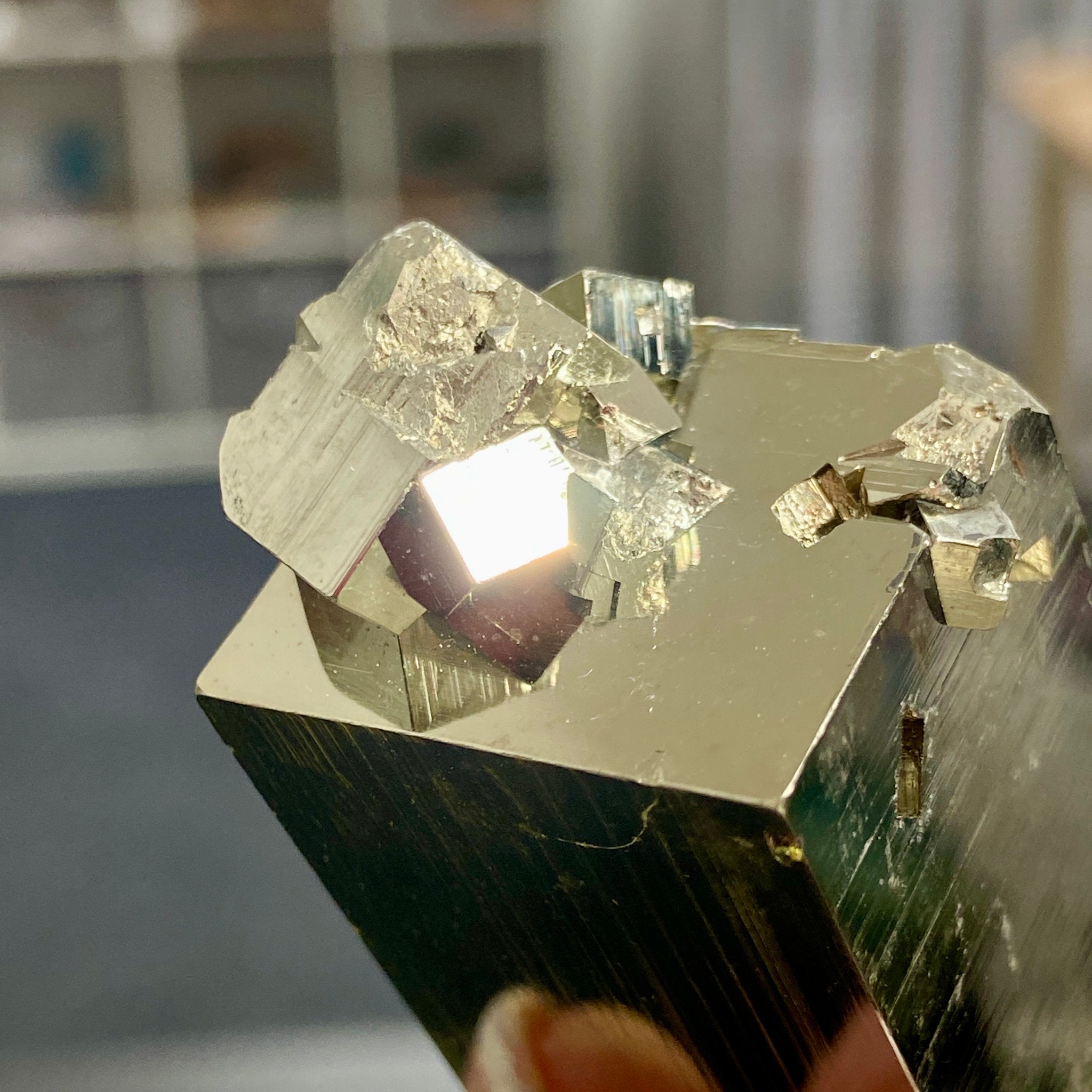 Pyrite Crystal Cluster – Huanzala Mine, Peru