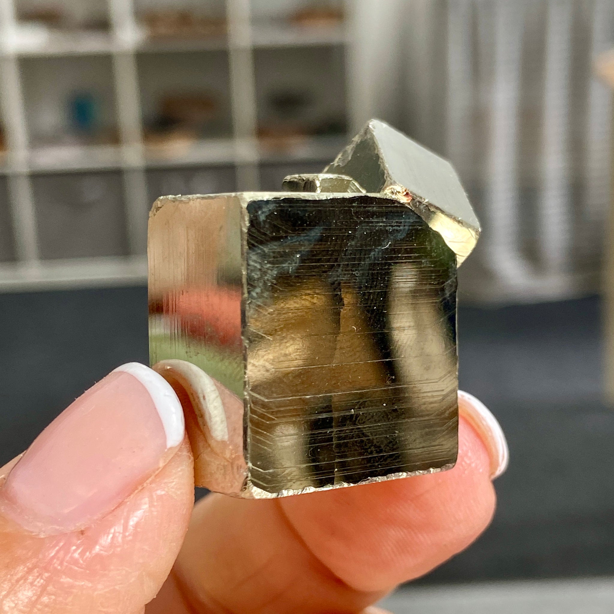 Pyrite Crystal Cluster – Huanzala Mine, Peru