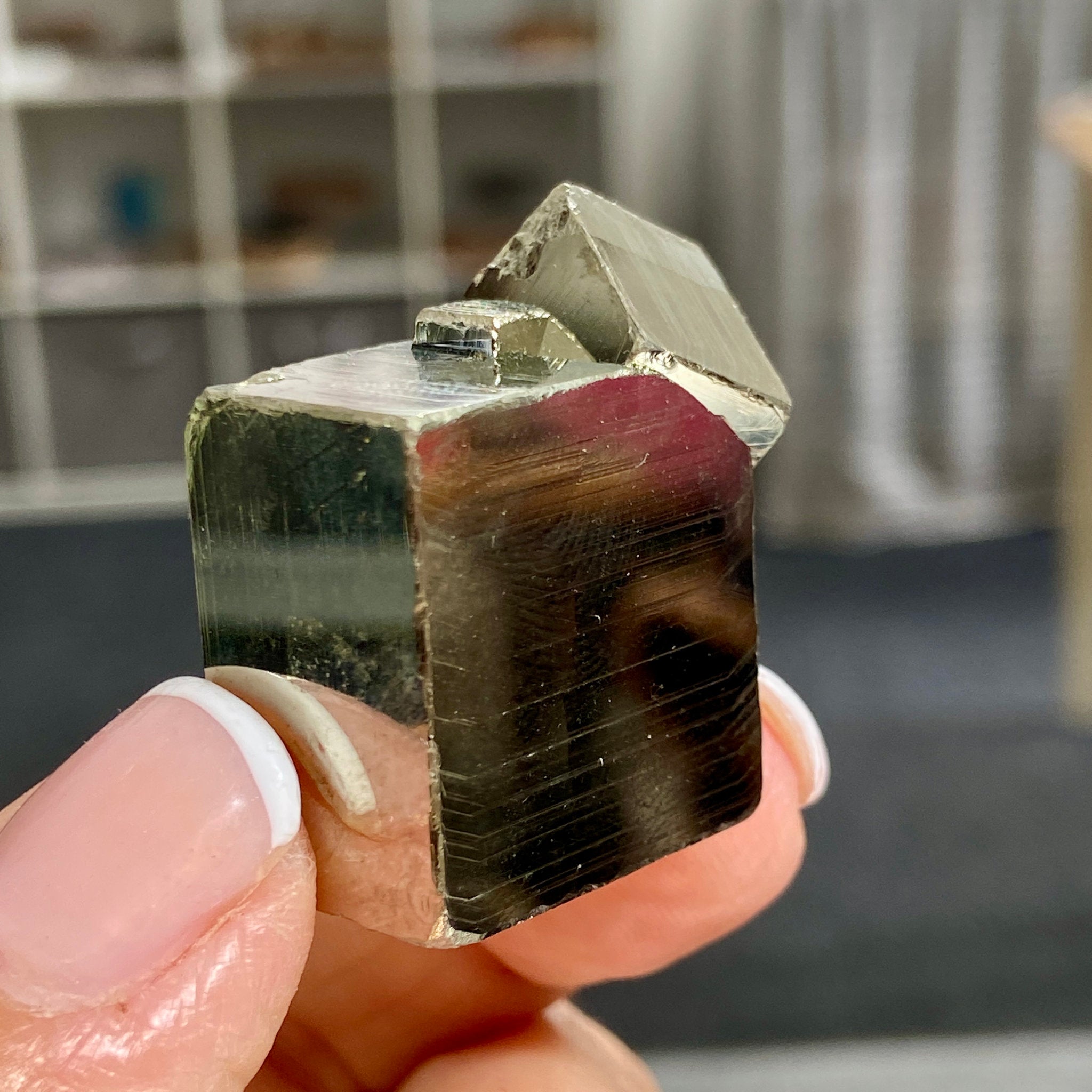 Pyrite Crystal Cluster – Huanzala Mine, Peru