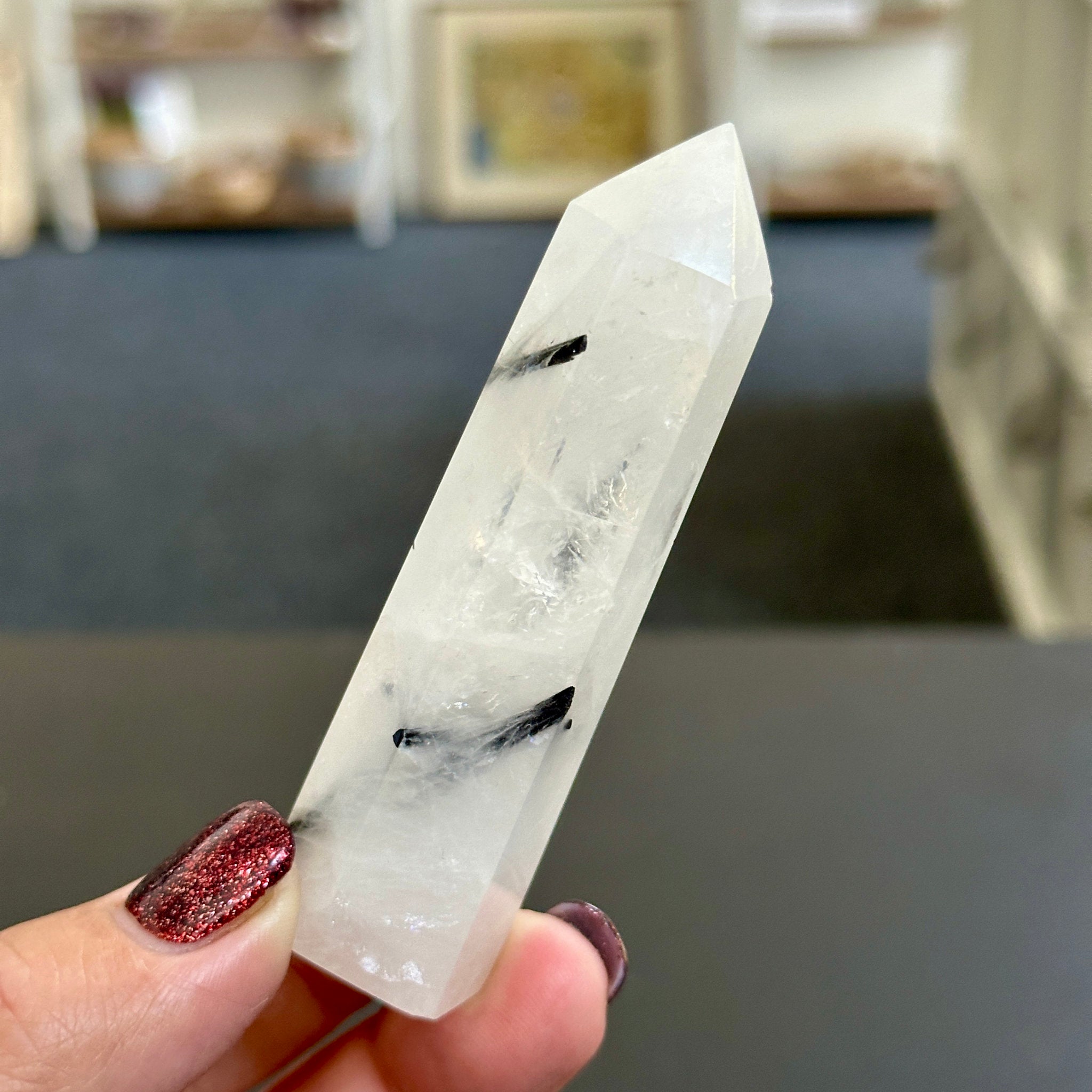 Tourmalated Quartz Tower