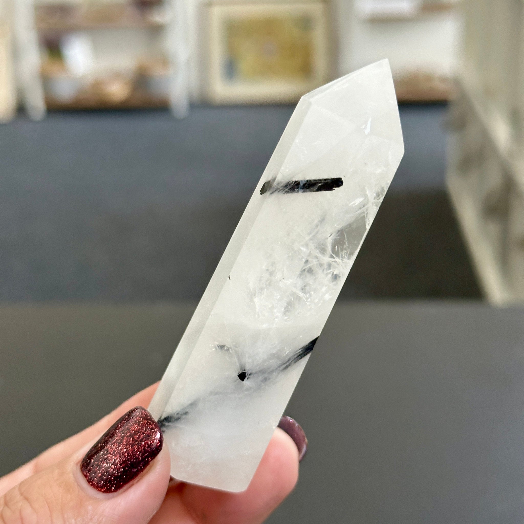 Tourmalated Quartz Tower