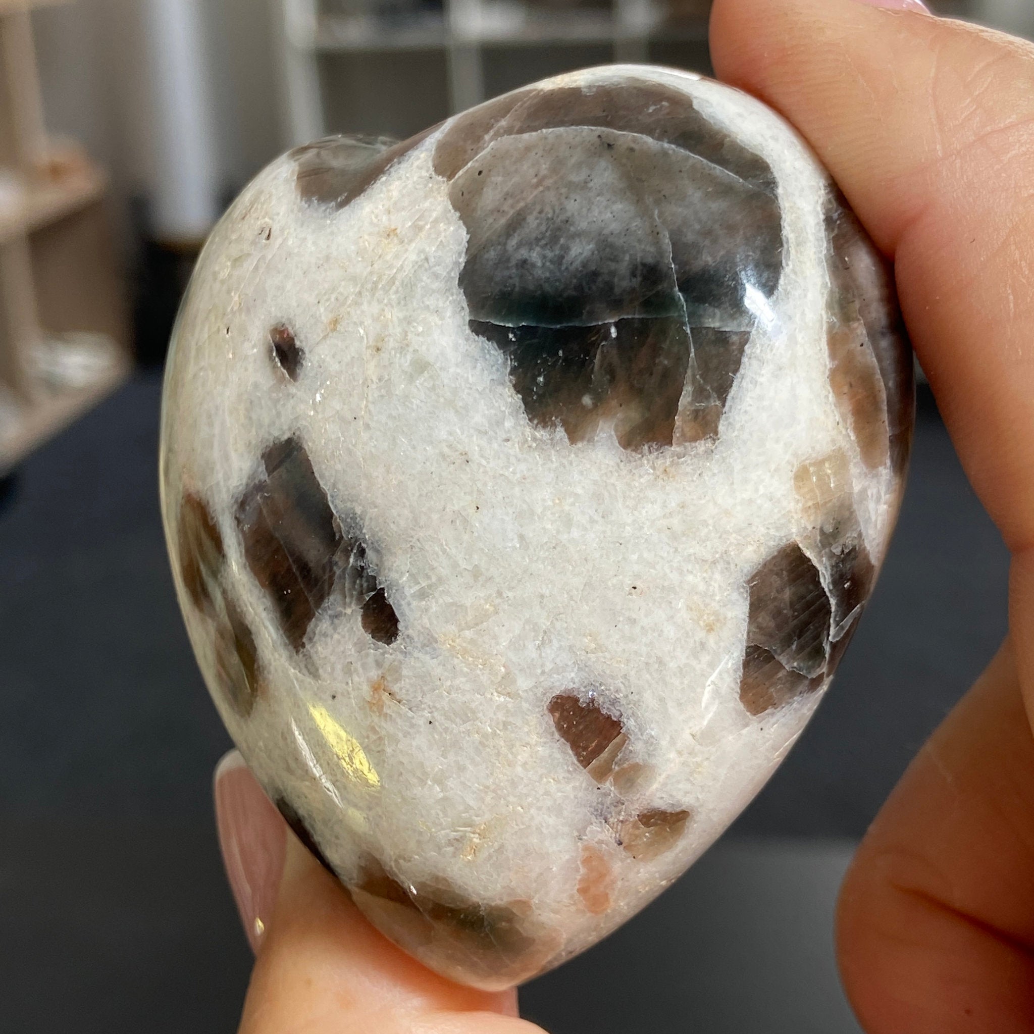 Polarity Moonstone Heart – India