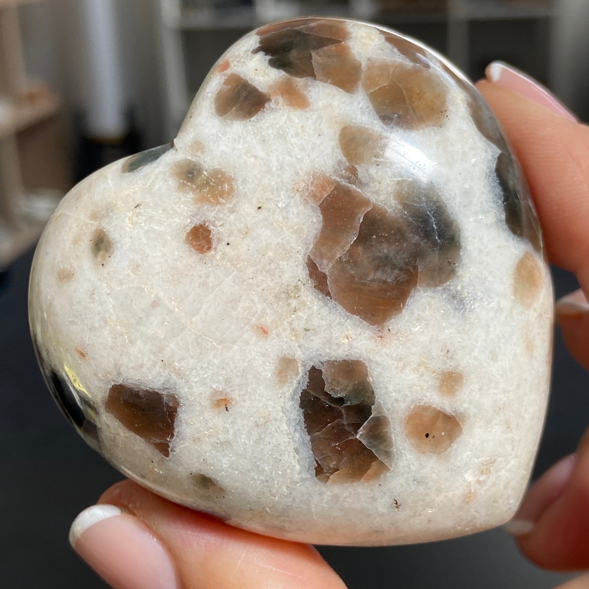 Polarity Moonstone Heart – India
