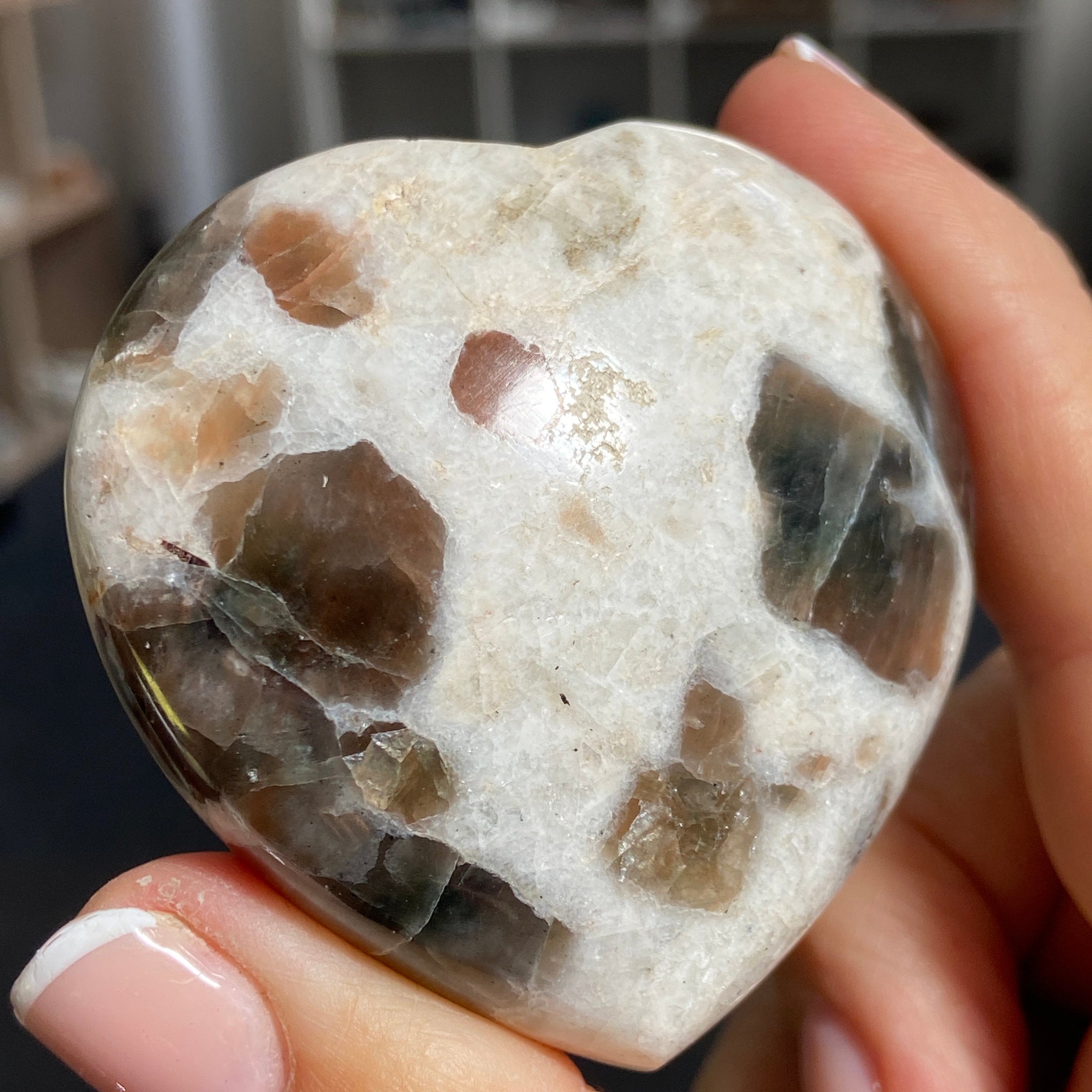 Polarity Moonstone Heart – India