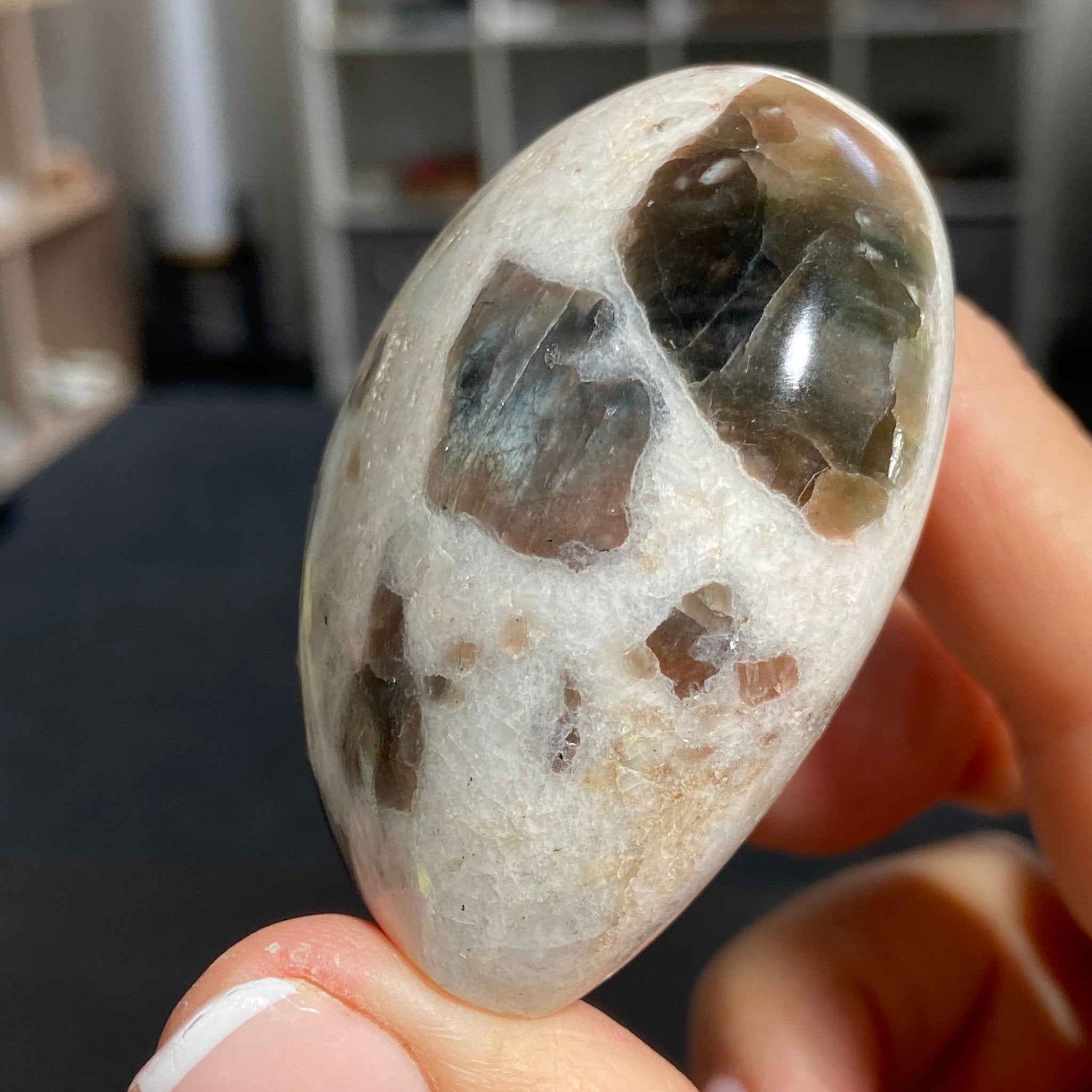 Polarity Moonstone Heart – India