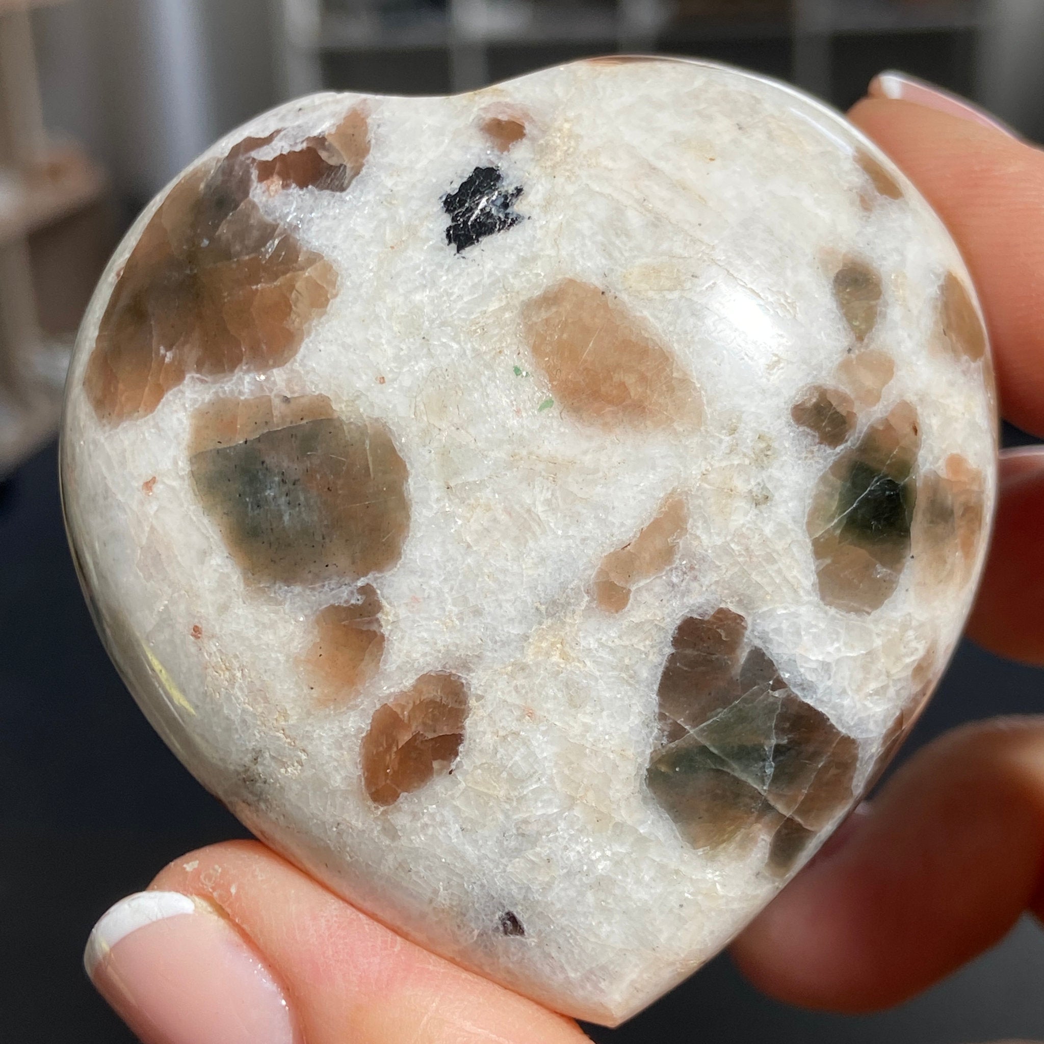 Polarity Moonstone Heart – India