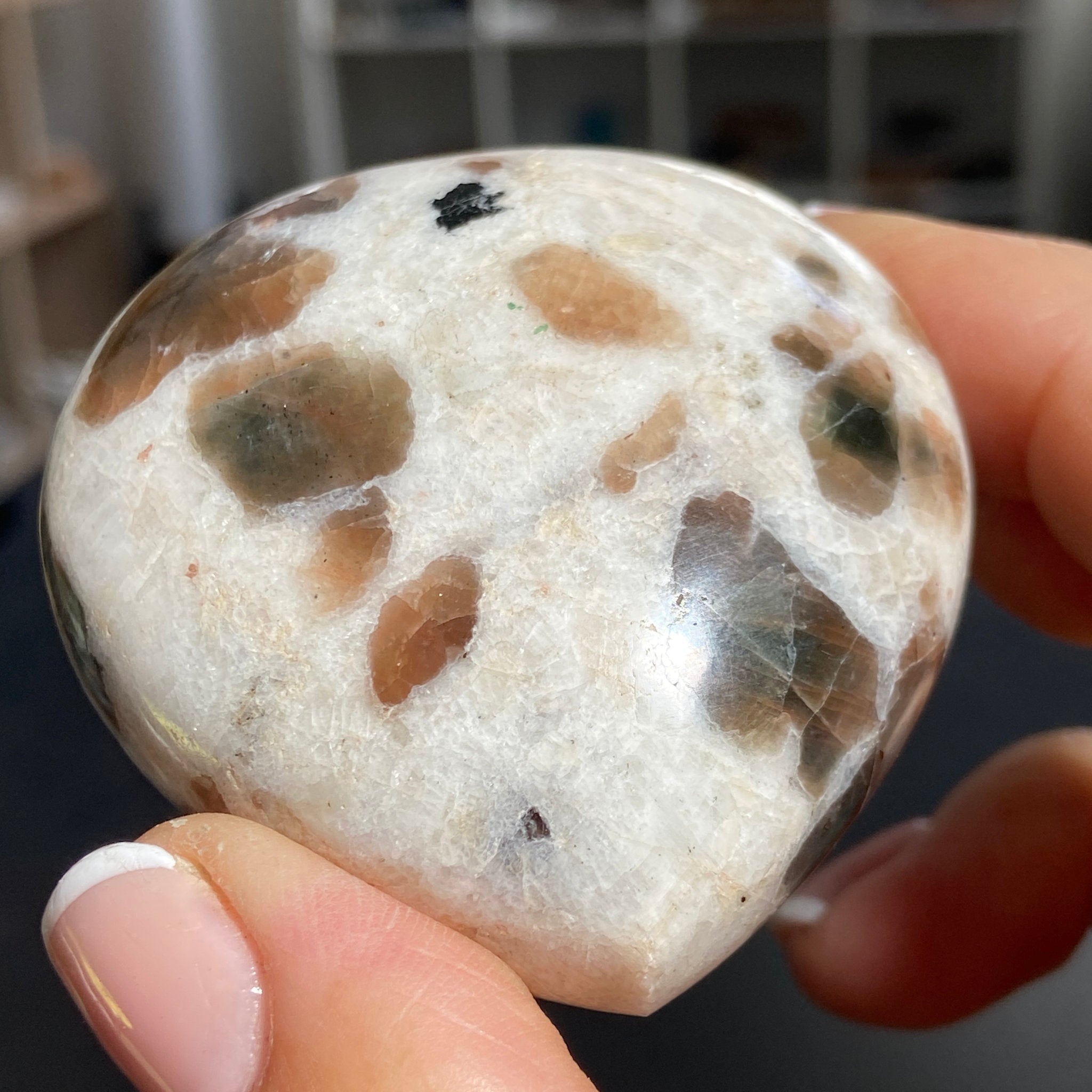 Polarity Moonstone Heart – India