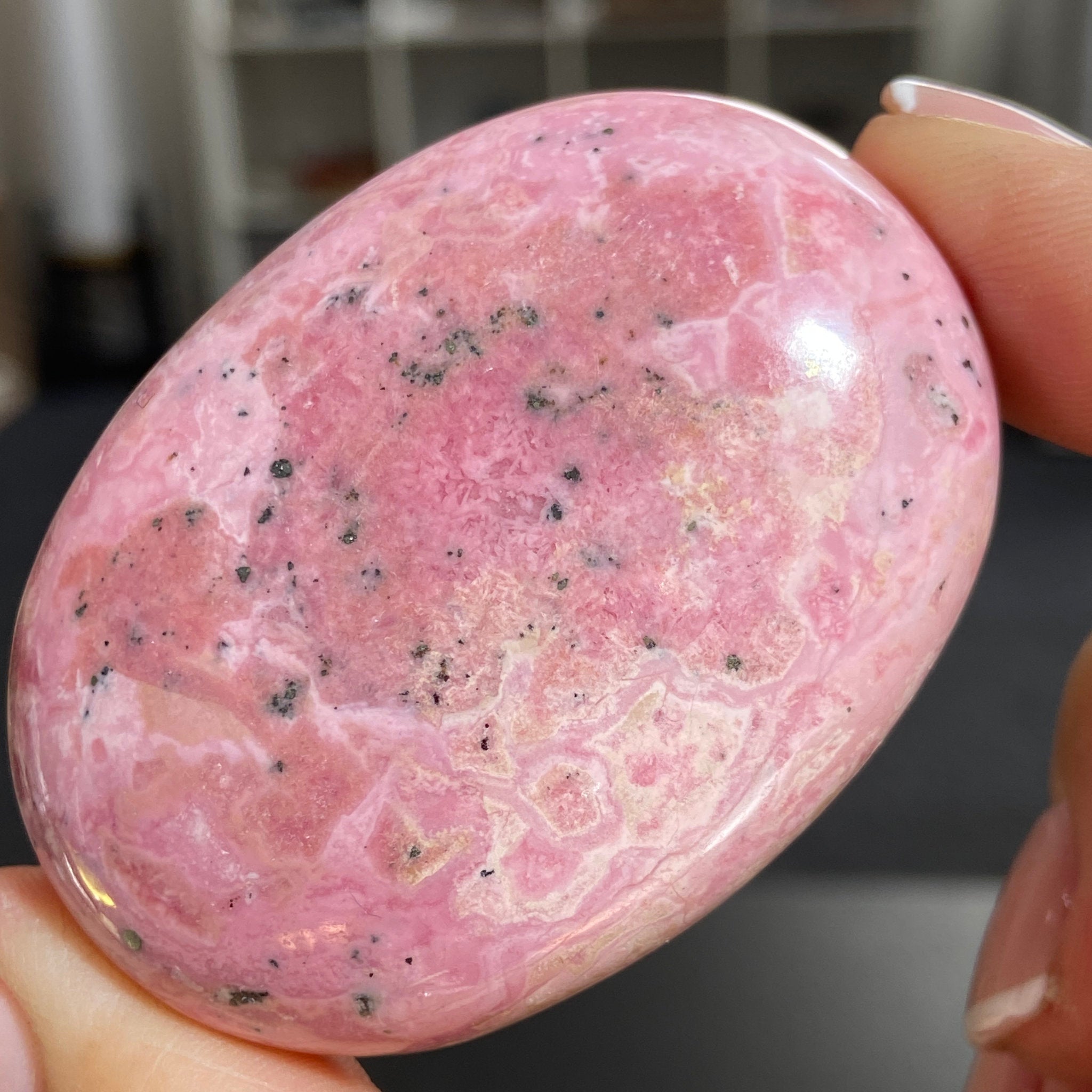 New Find - Pink Opal Palmstone – Argentina