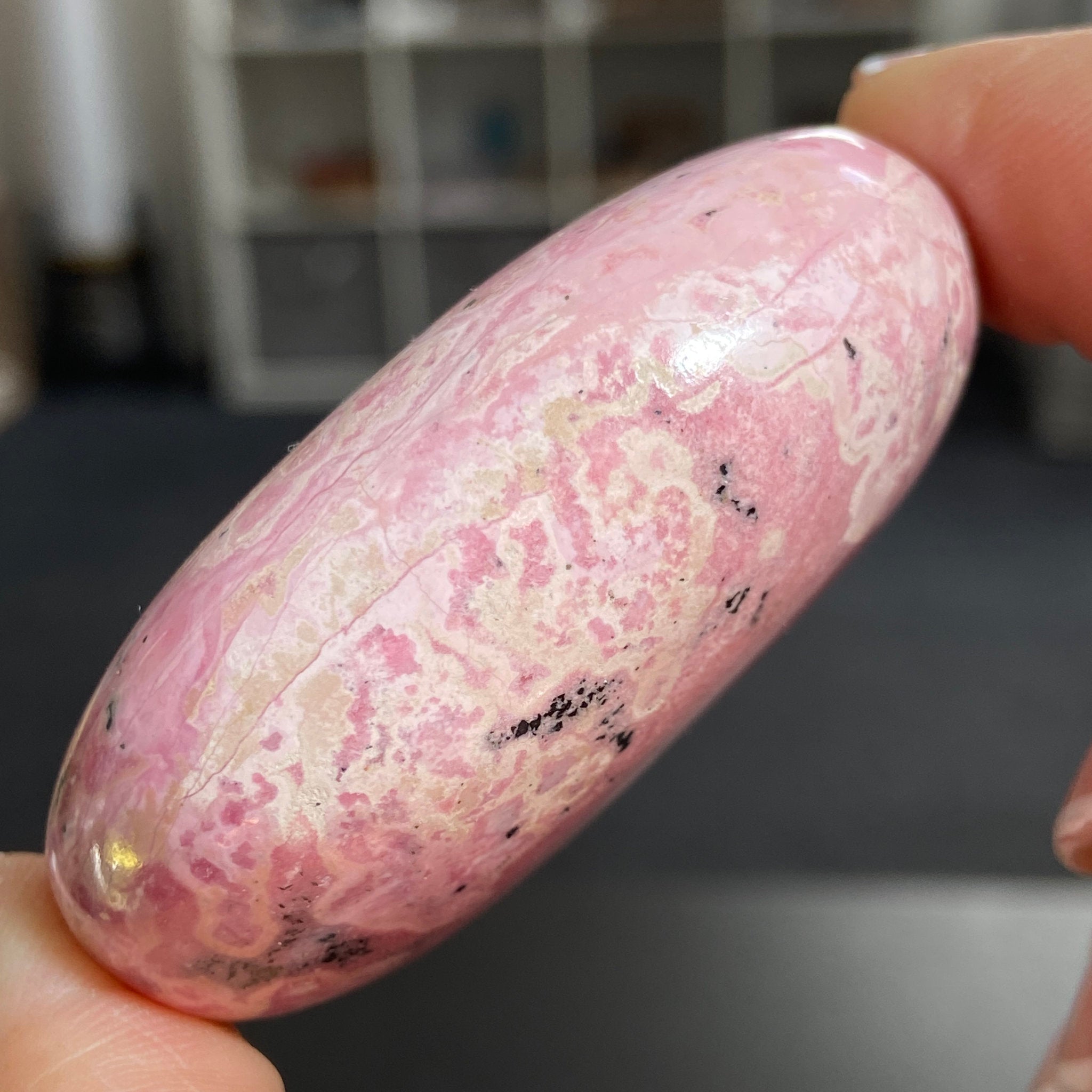 New Find - Pink Opal Palmstone – Argentina