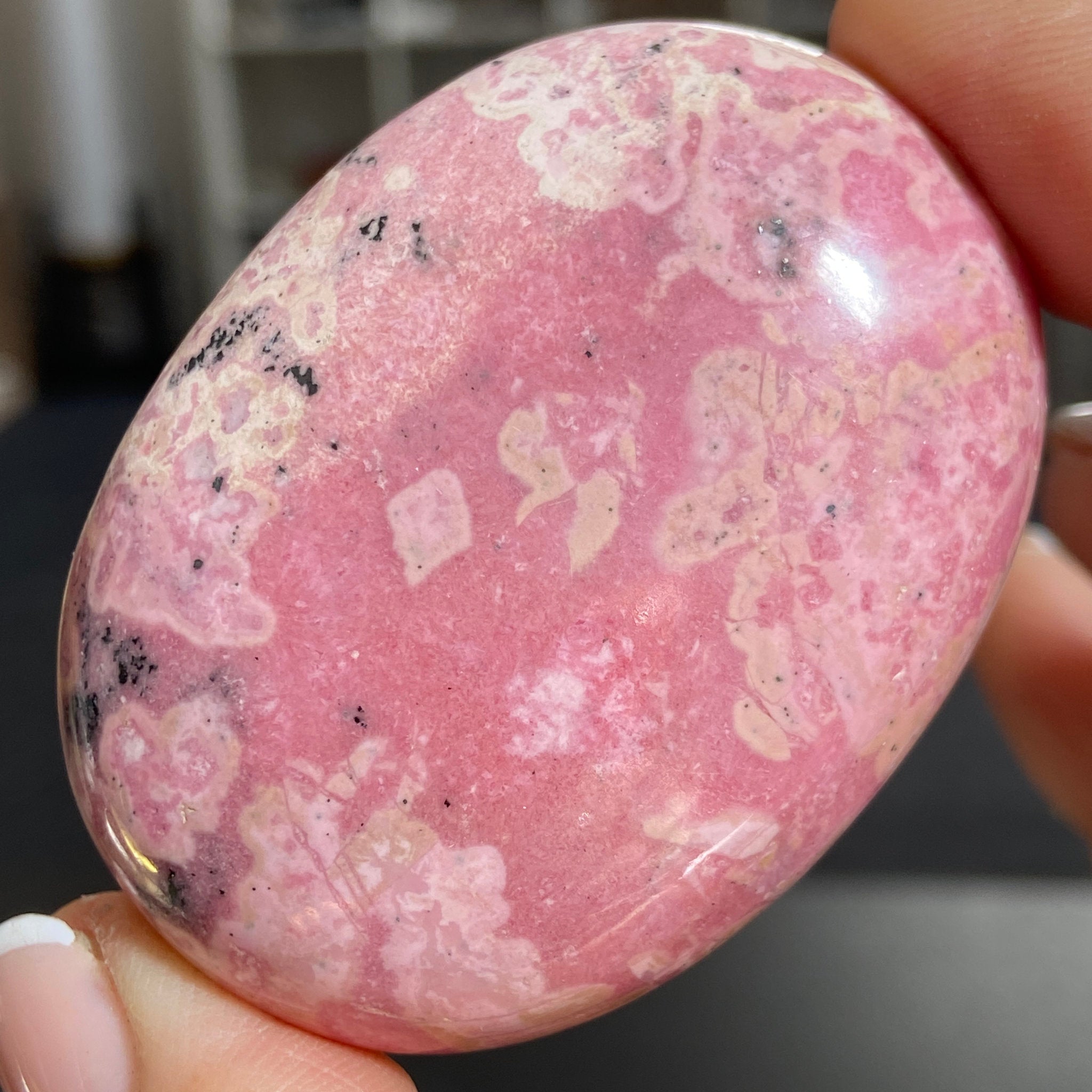 New Find - Pink Opal Palmstone – Argentina