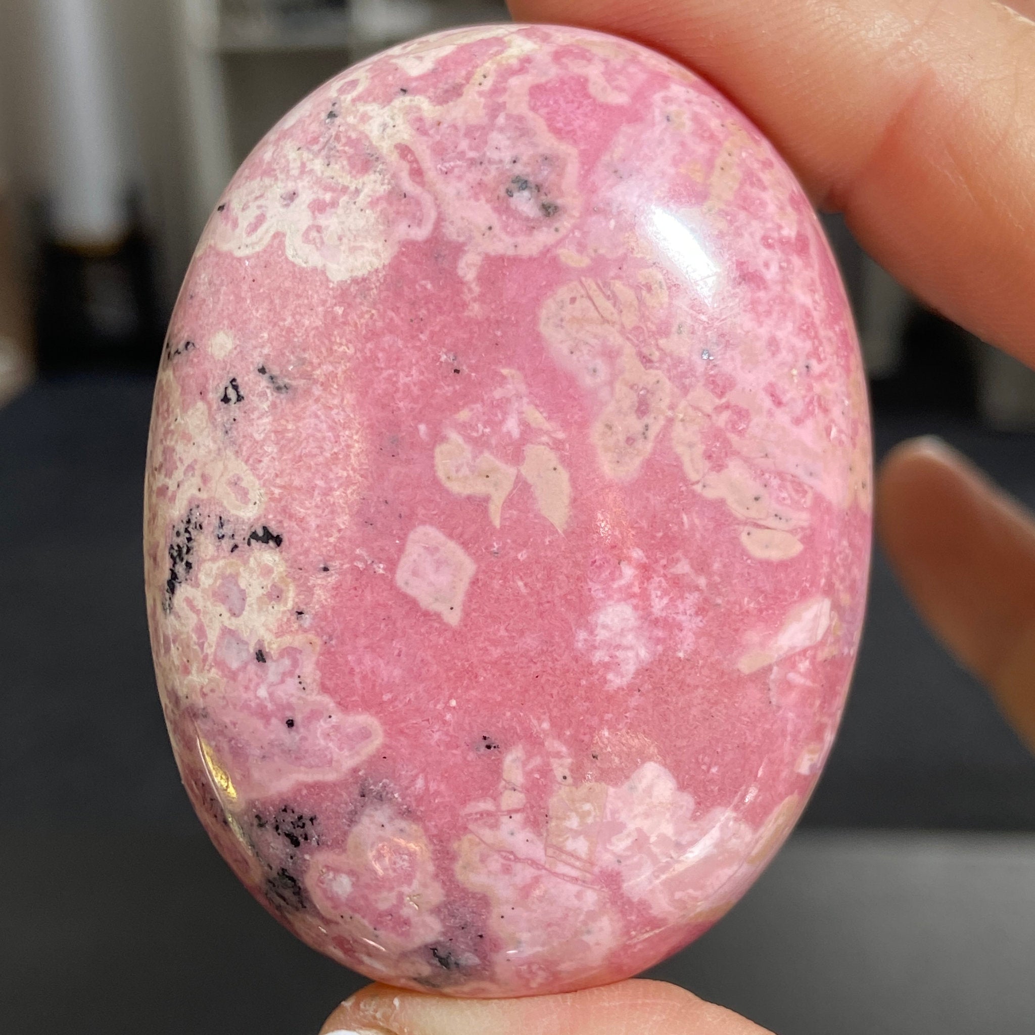 New Find - Pink Opal Palmstone – Argentina