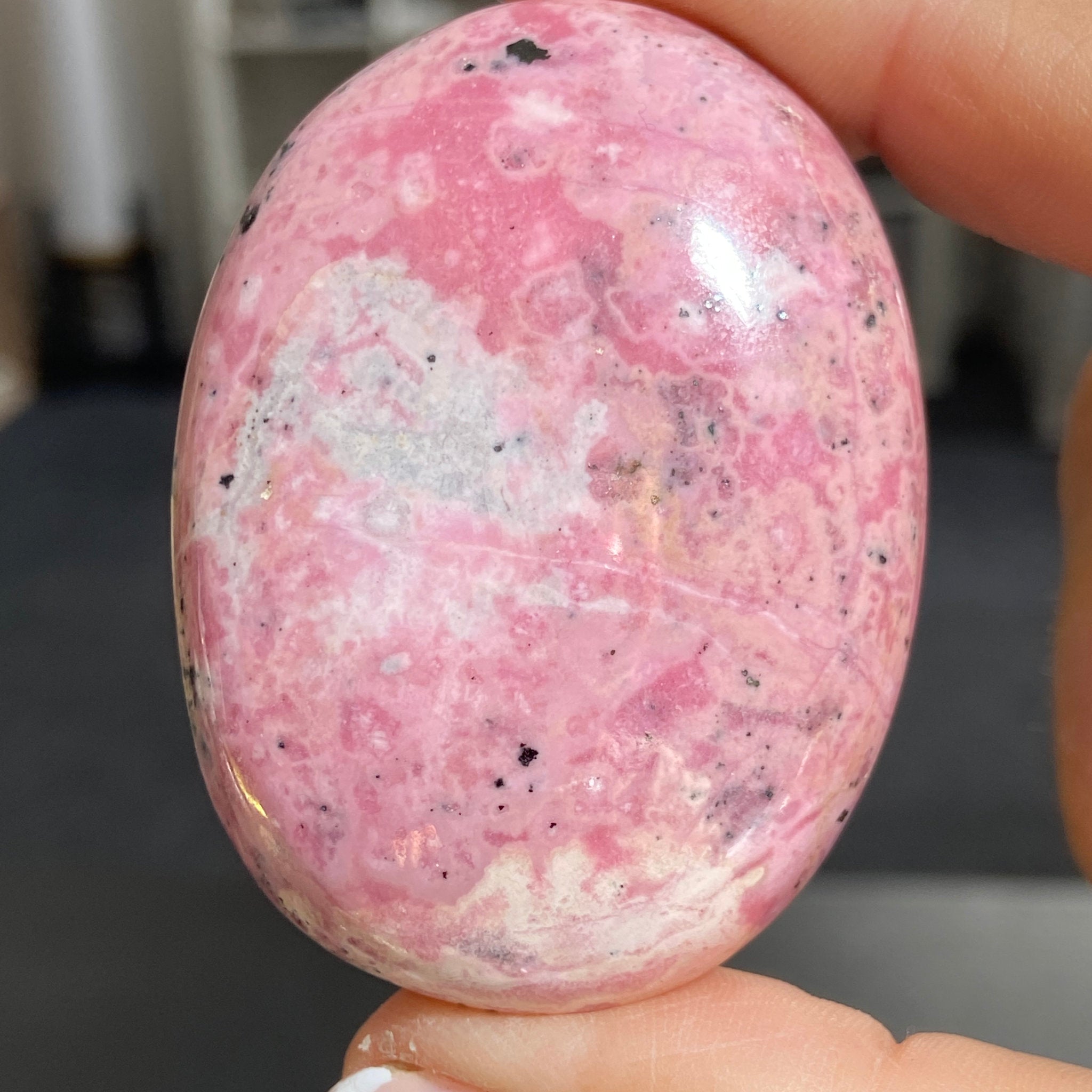 New Find - Pink Opal Palmstone – Argentina