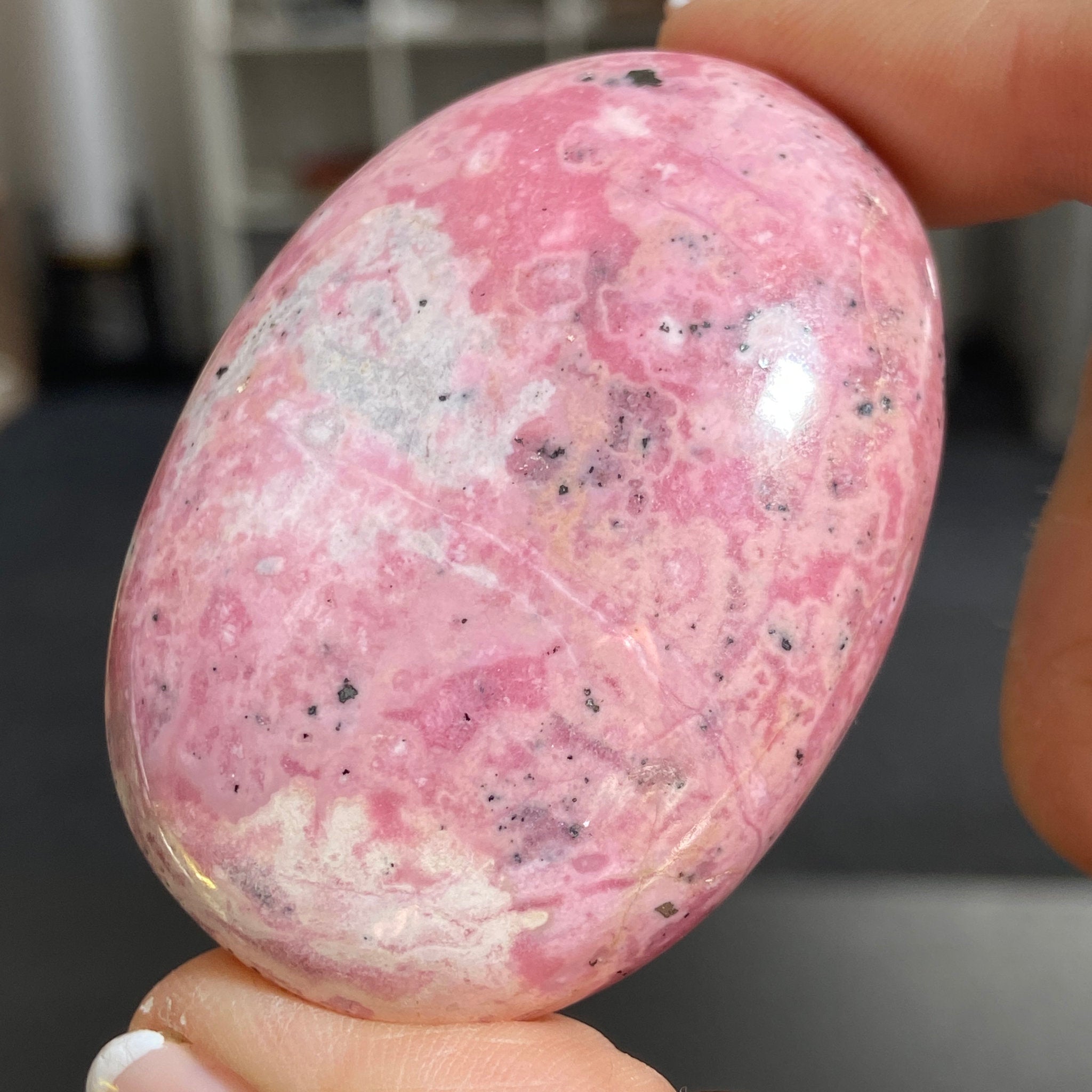 New Find - Pink Opal Palmstone – Argentina