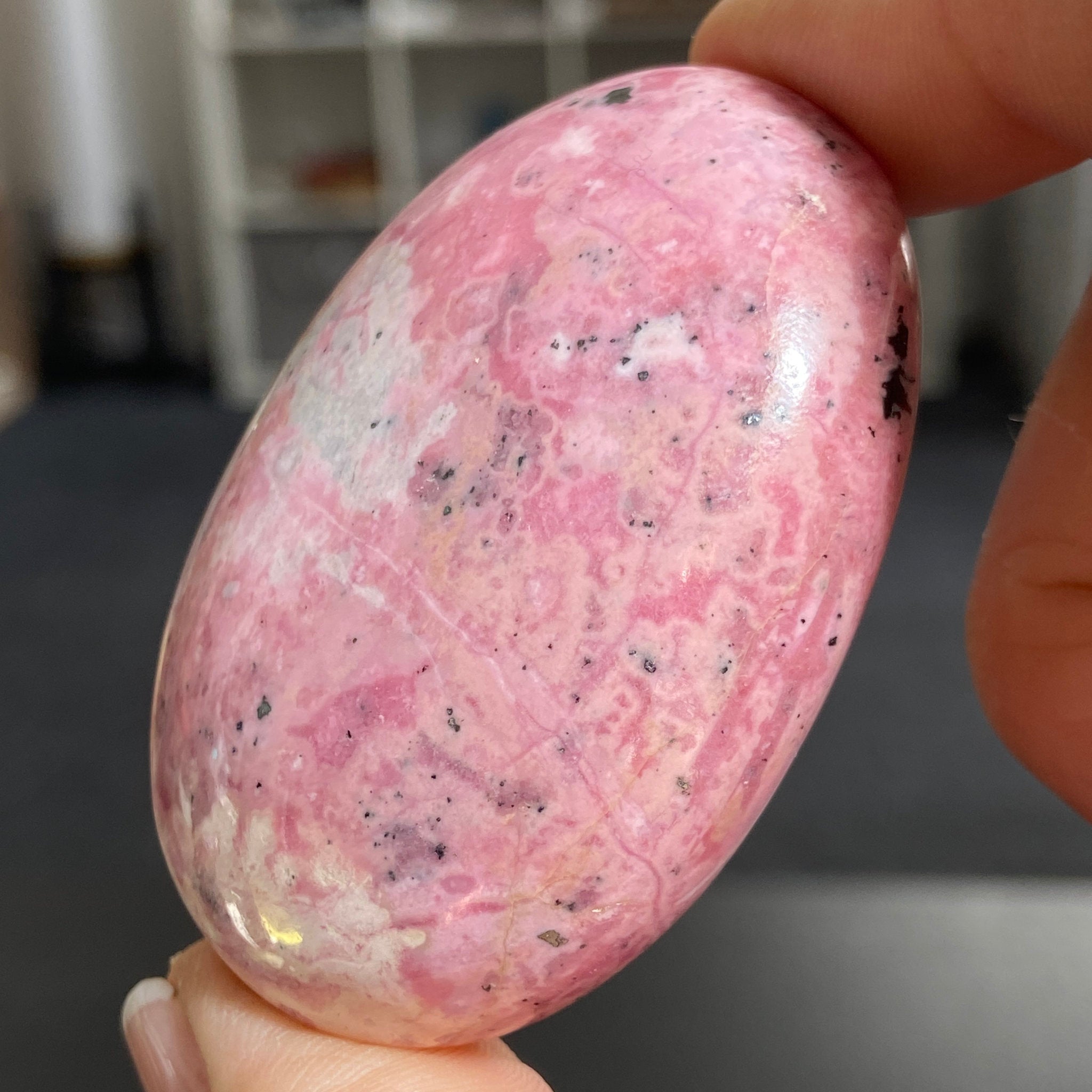 New Find - Pink Opal Palmstone – Argentina