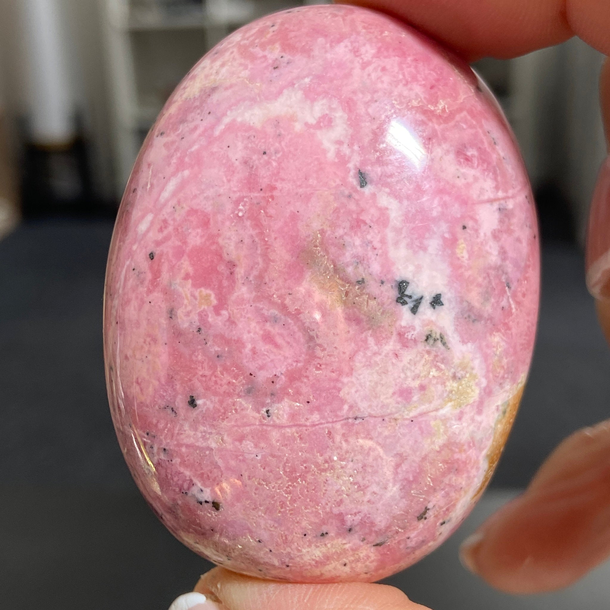 New Find - Pink Opal Palmstone – Argentina