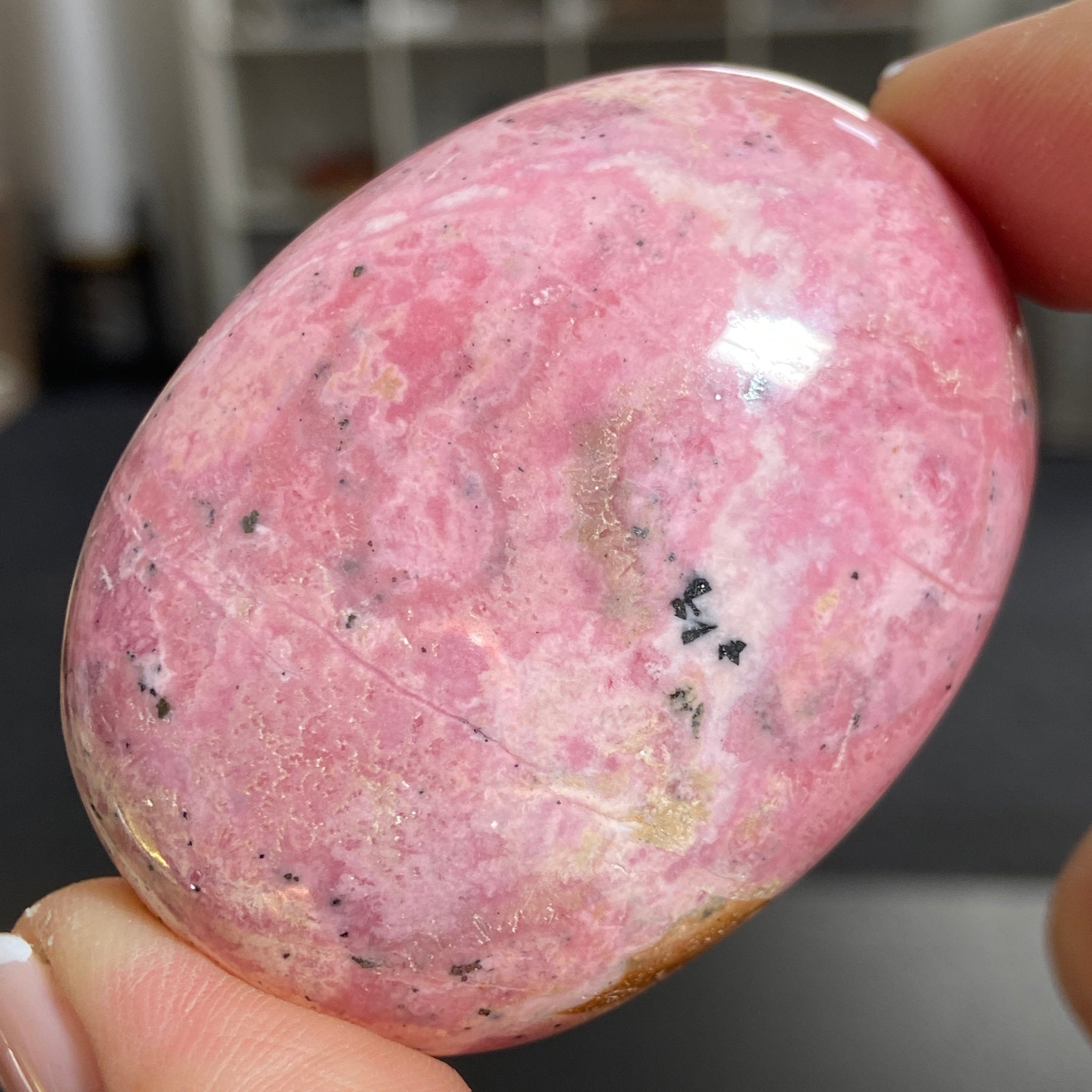 New Find - Pink Opal Palmstone – Argentina