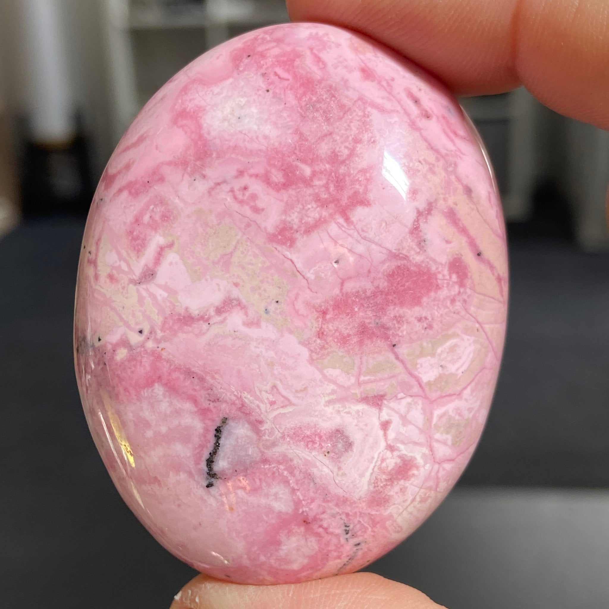 New Find - Pink Opal Palmstone – Argentina