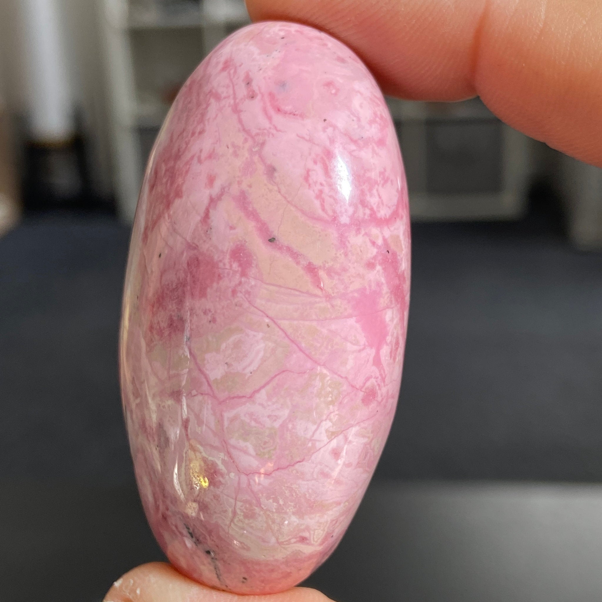 New Find - Pink Opal Palmstone – Argentina