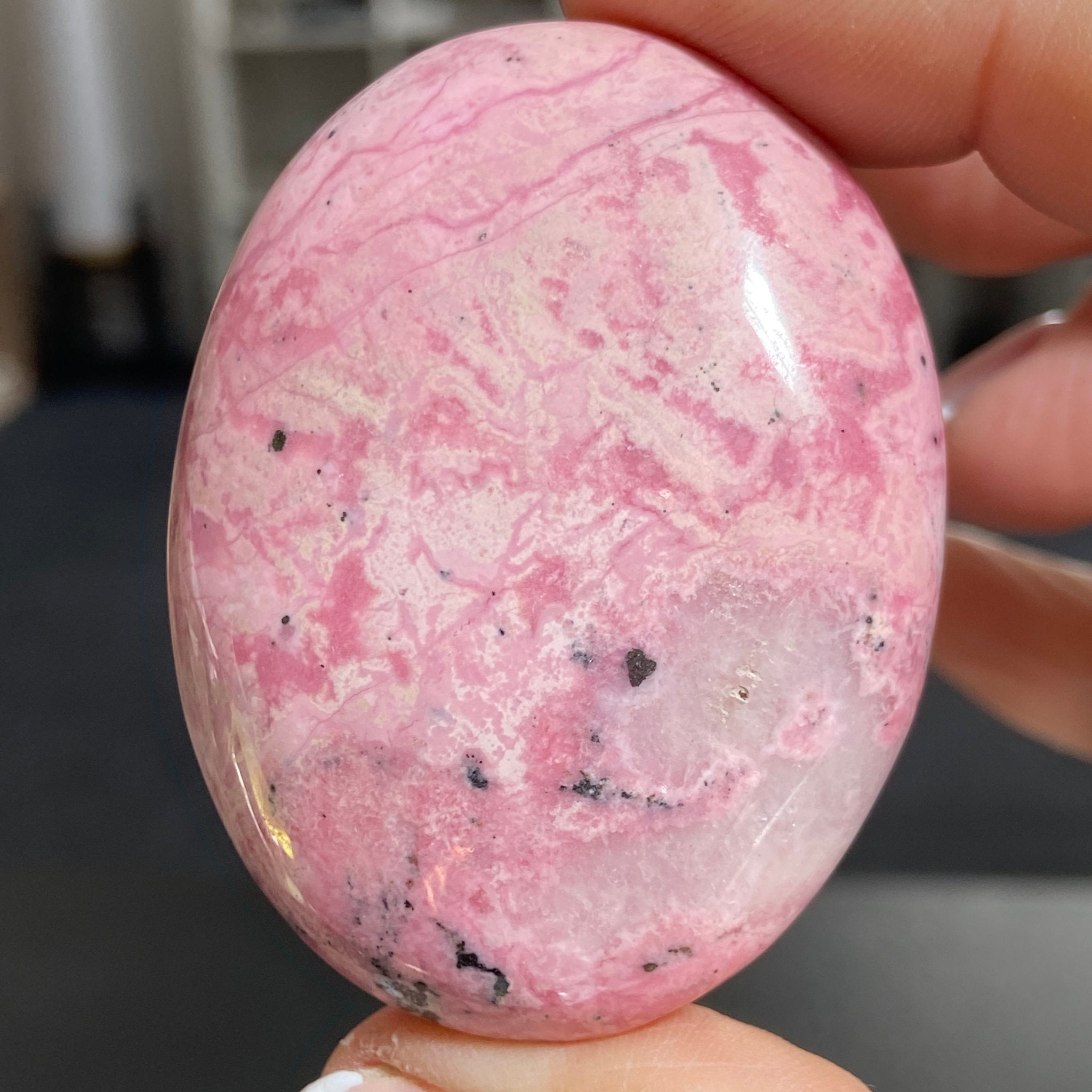New Find - Pink Opal Palmstone – Argentina