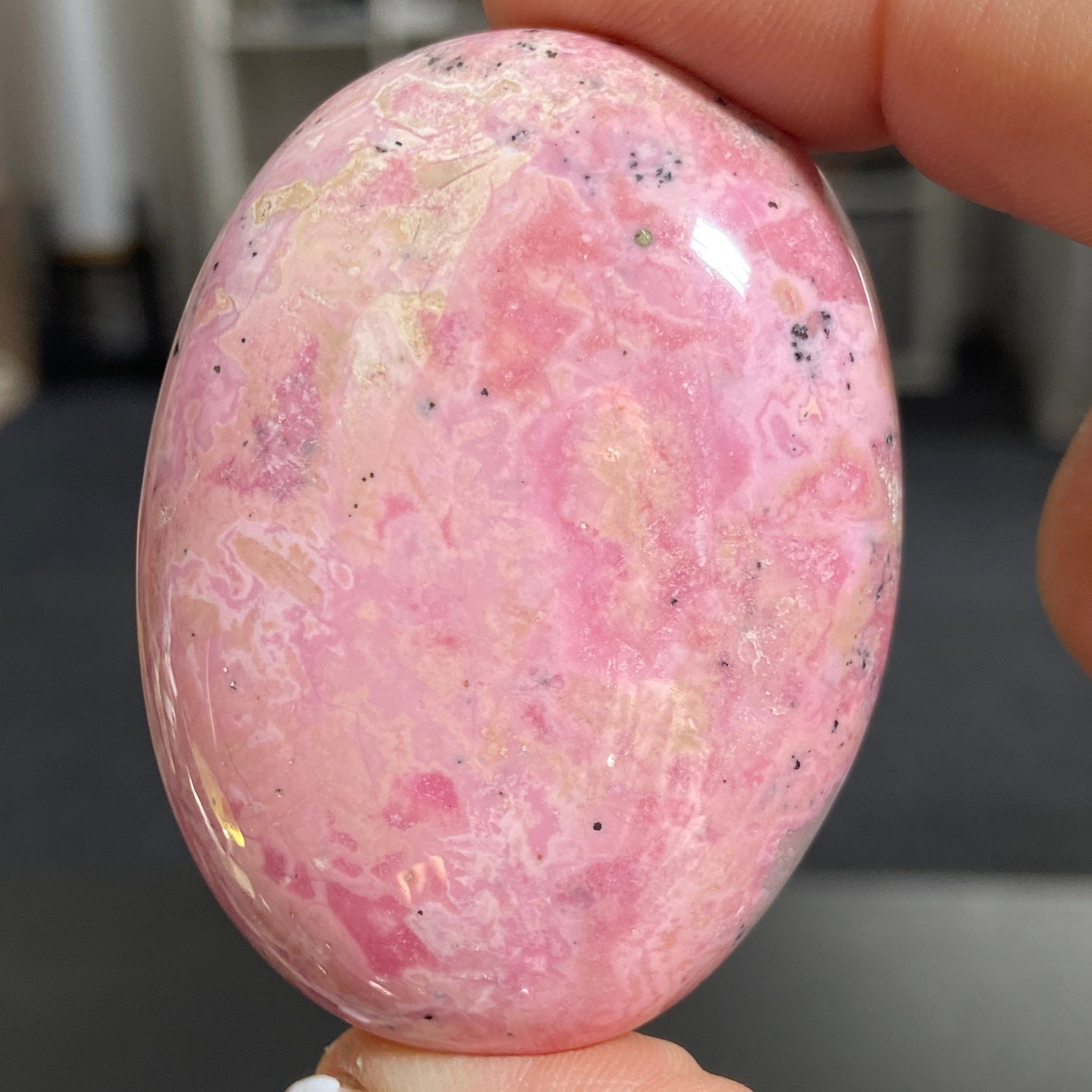 New Find - Pink Opal Palmstone – Argentina