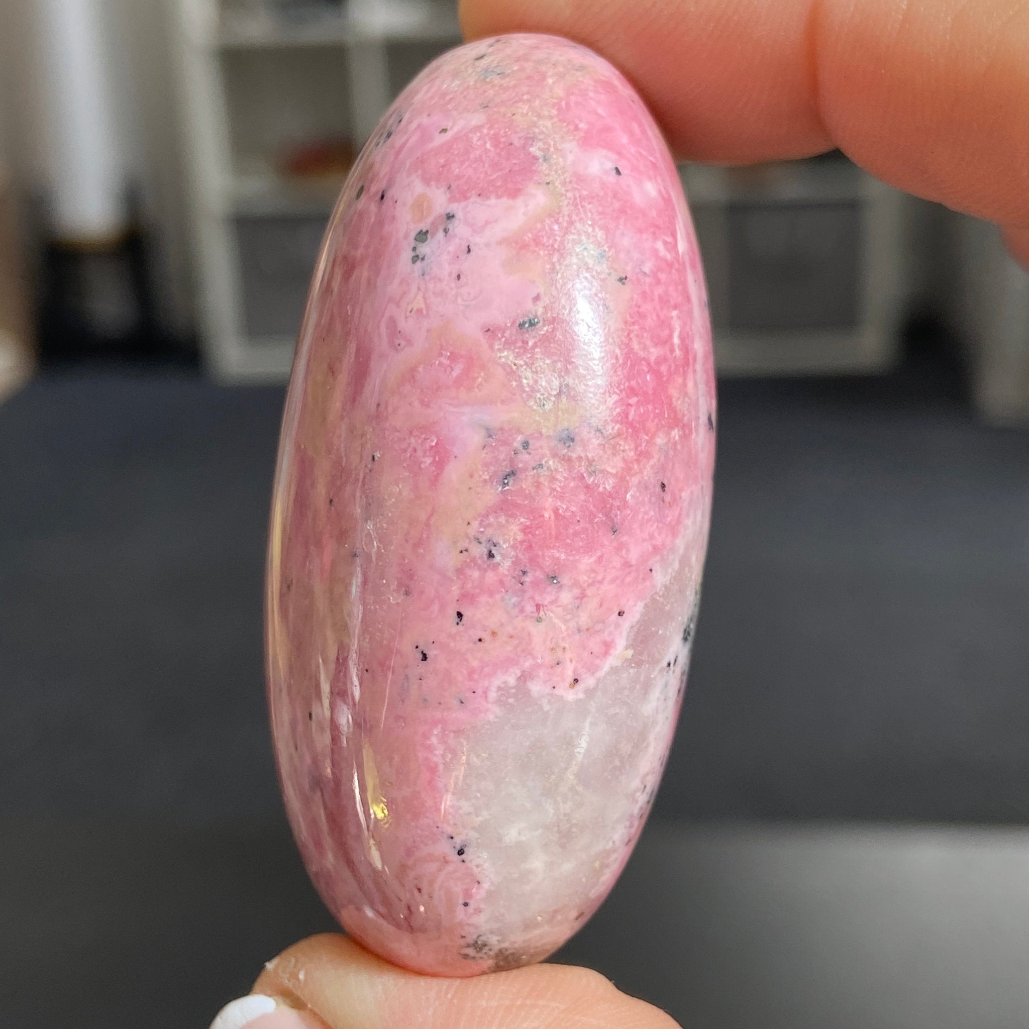 New Find - Pink Opal Palmstone – Argentina