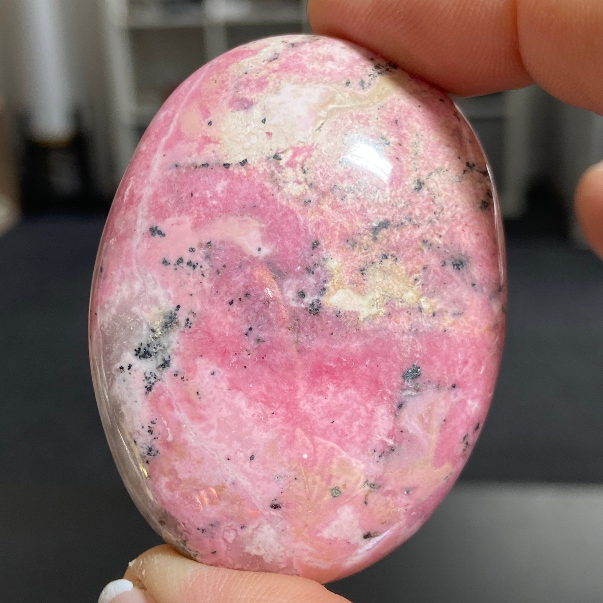 New Find - Pink Opal Palmstone – Argentina