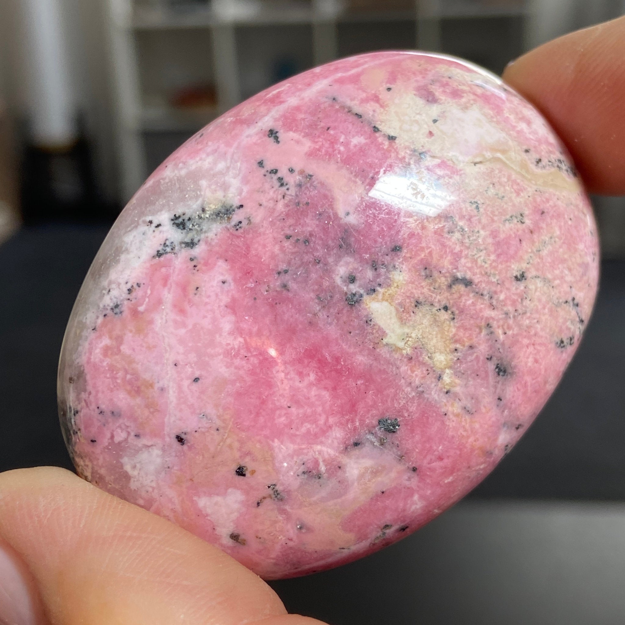 New Find - Pink Opal Palmstone – Argentina