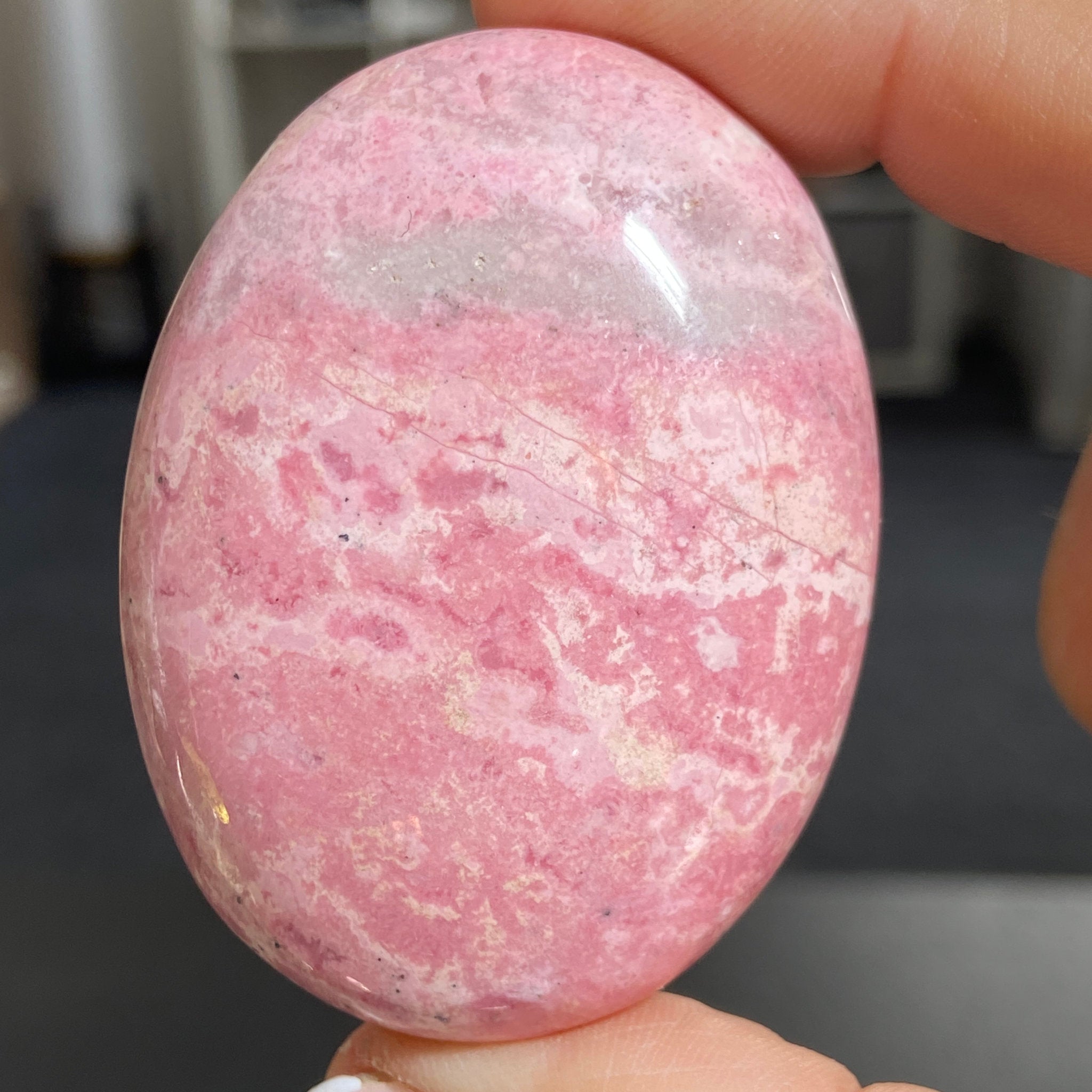 New Find - Pink Opal Palmstone – Argentina