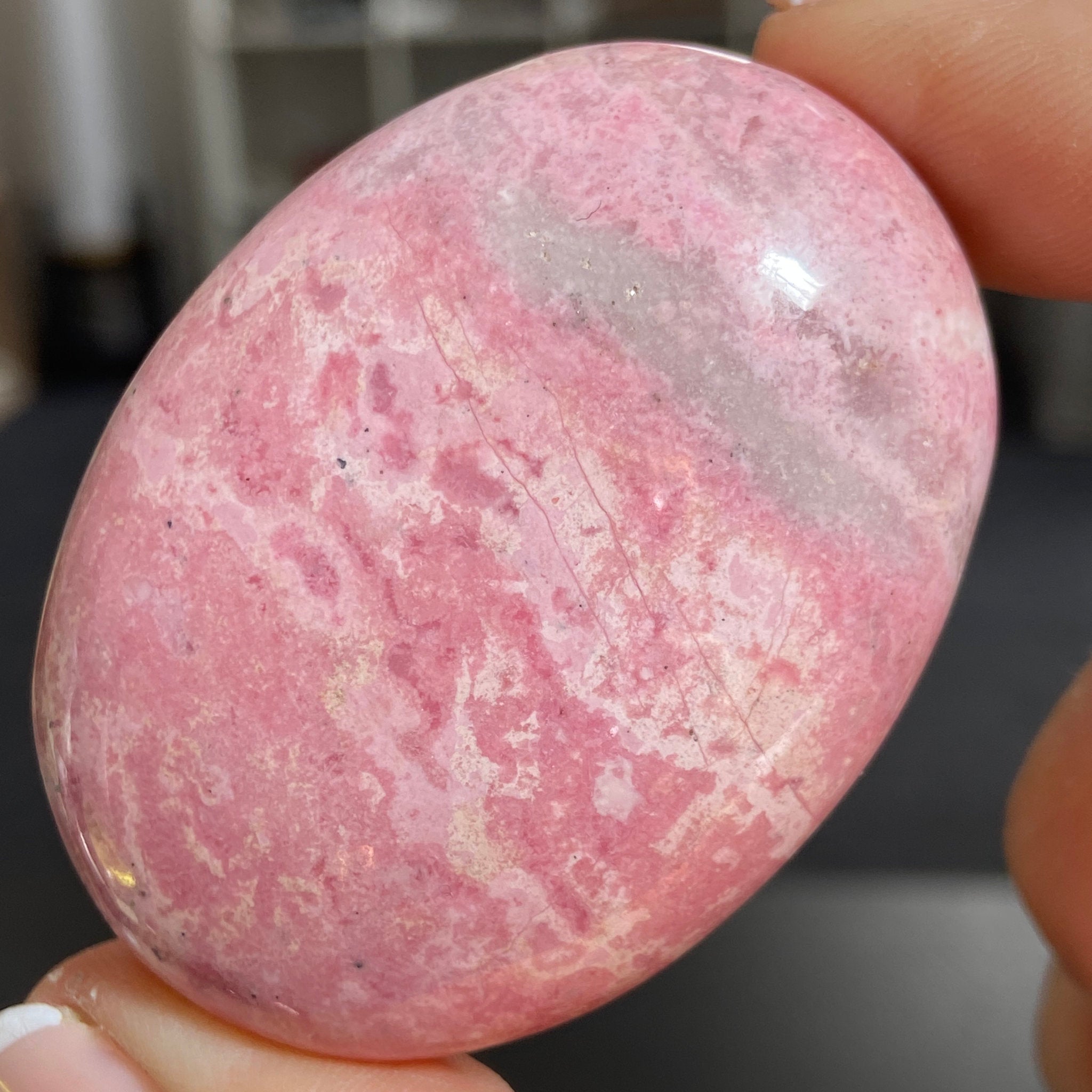 New Find - Pink Opal Palmstone – Argentina