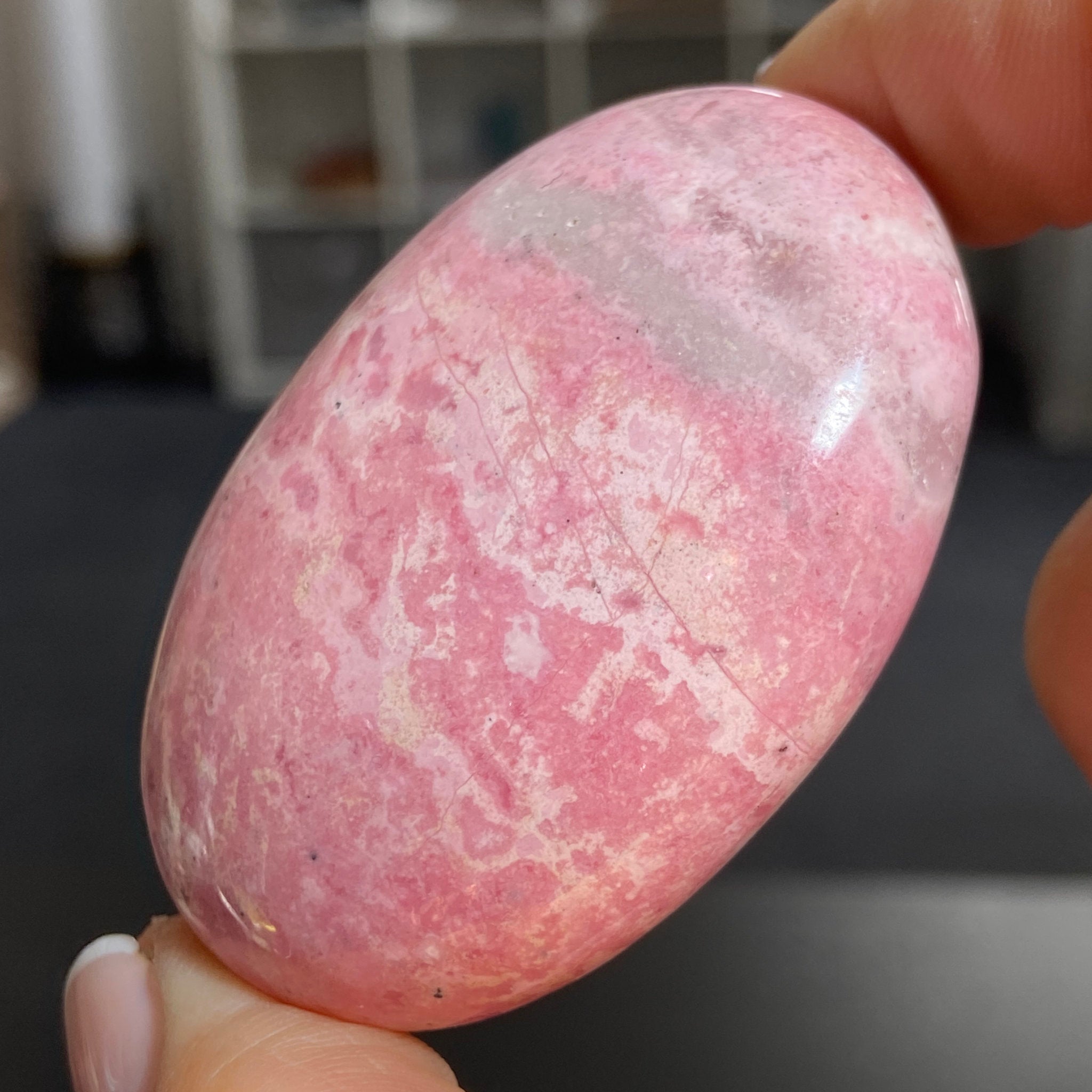 New Find - Pink Opal Palmstone – Argentina