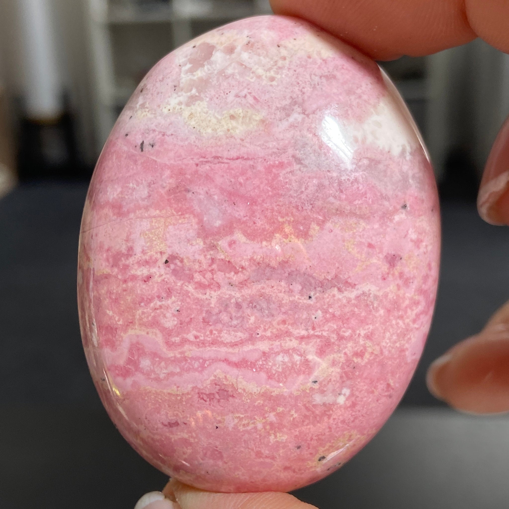 New Find - Pink Opal Palmstone – Argentina