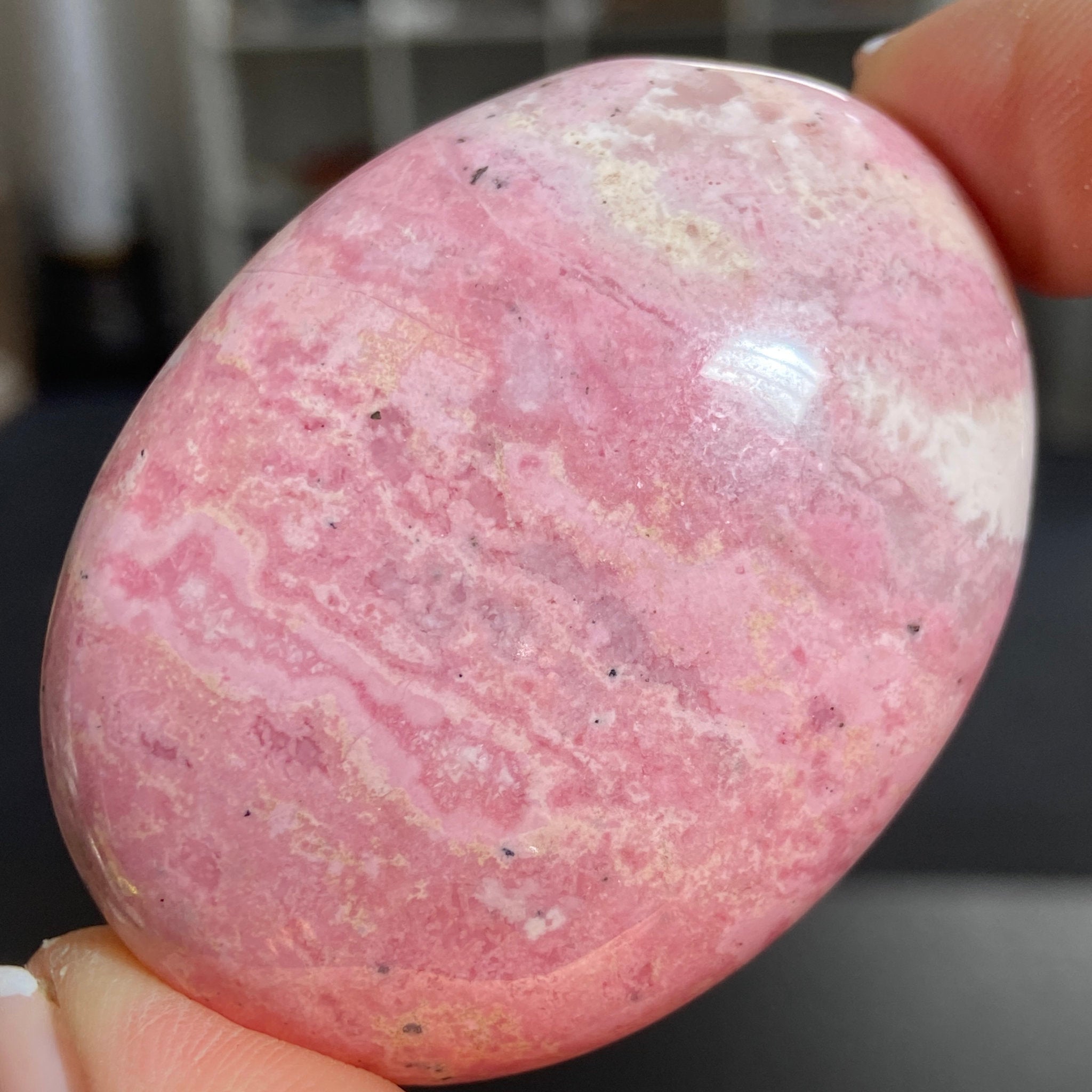 New Find - Pink Opal Palmstone – Argentina