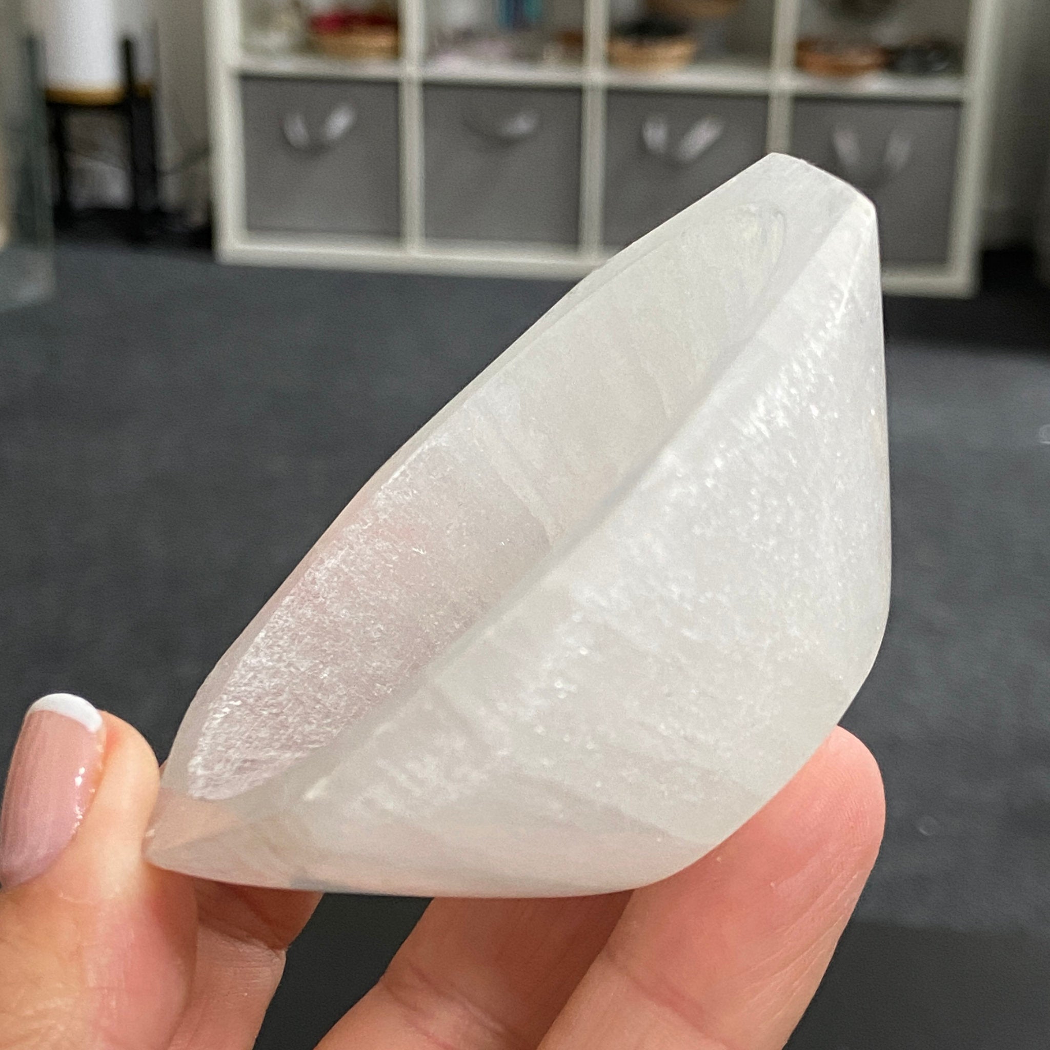 Selenite Bowl – Morocco