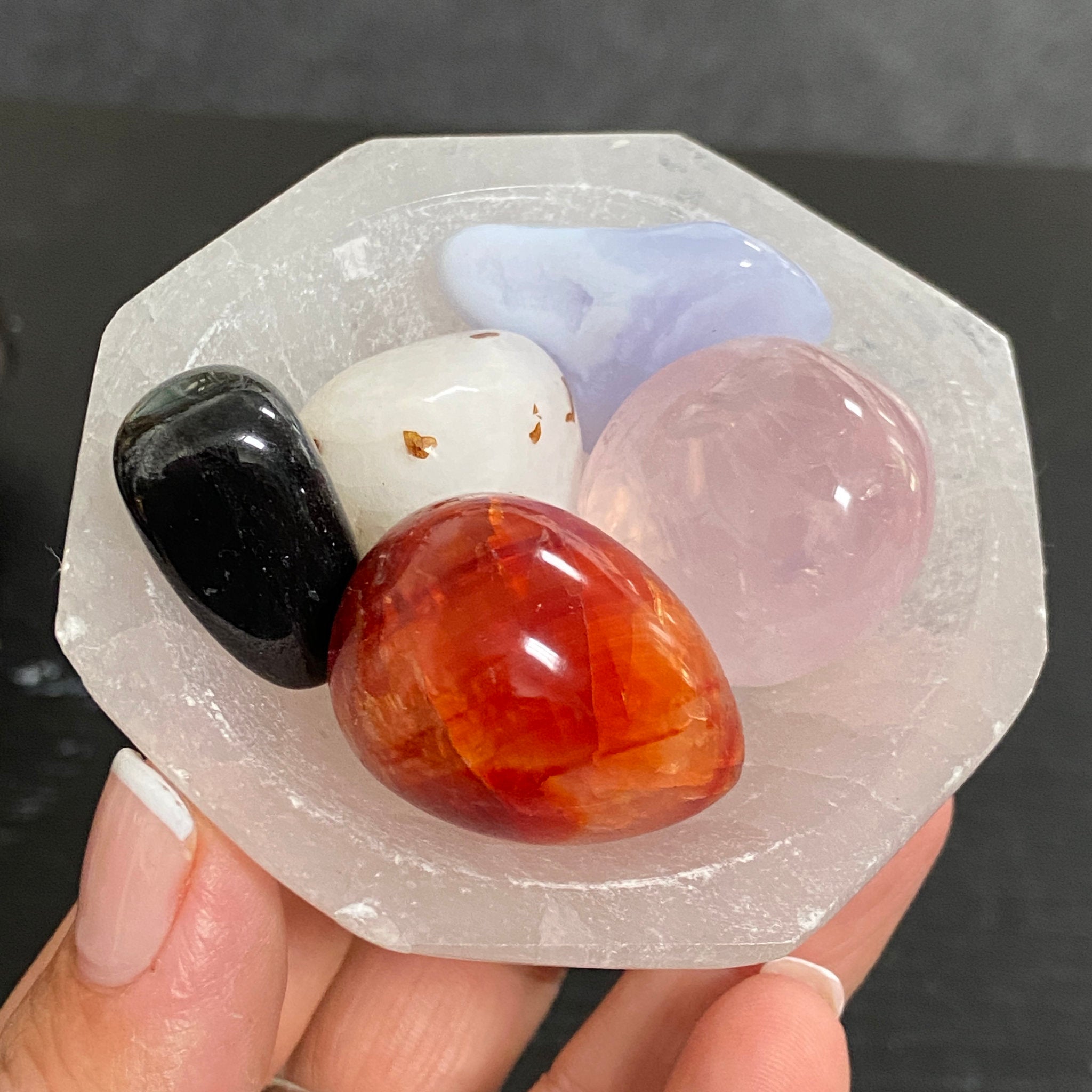 Selenite Bowl – Morocco