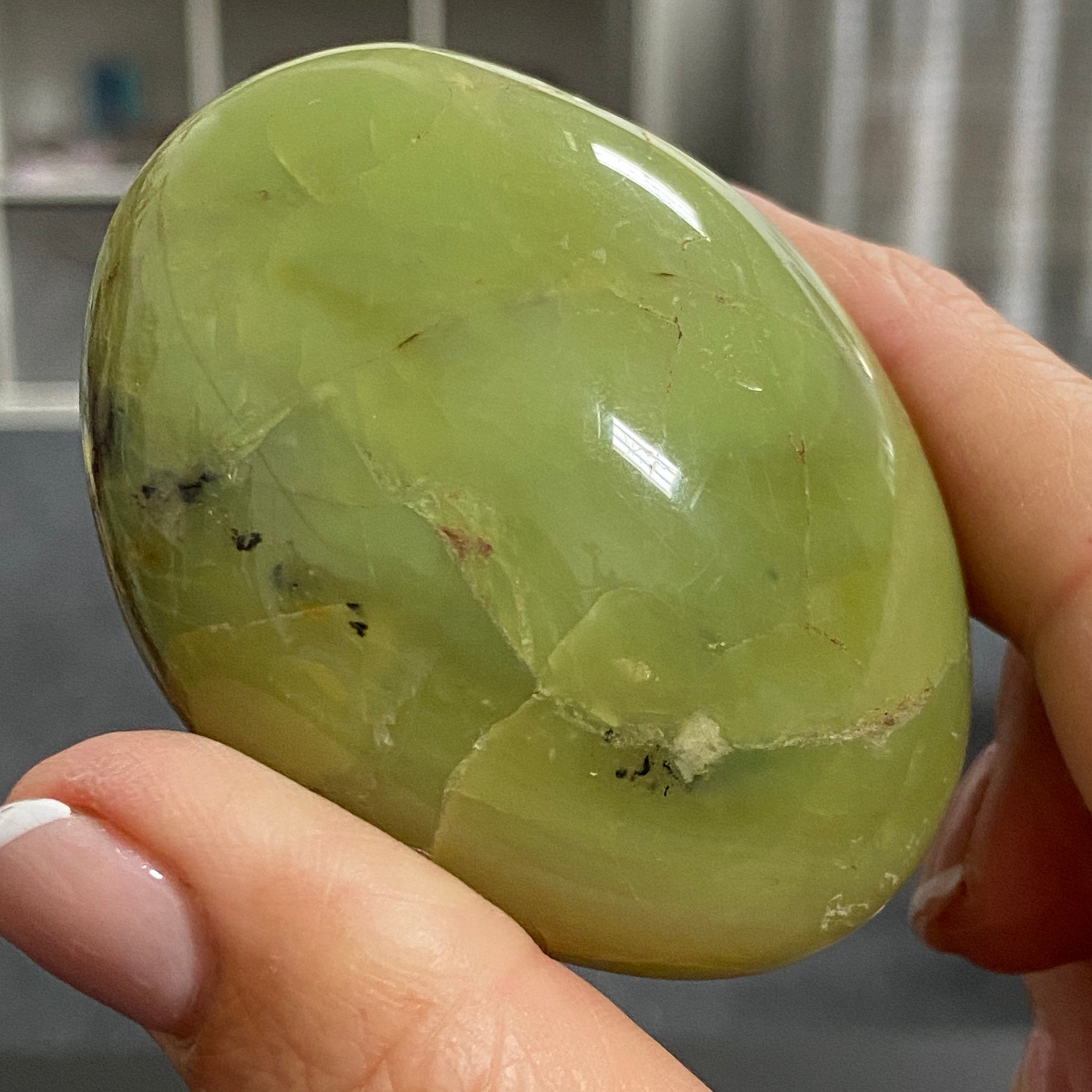 Green Opal Palmstone - Peru