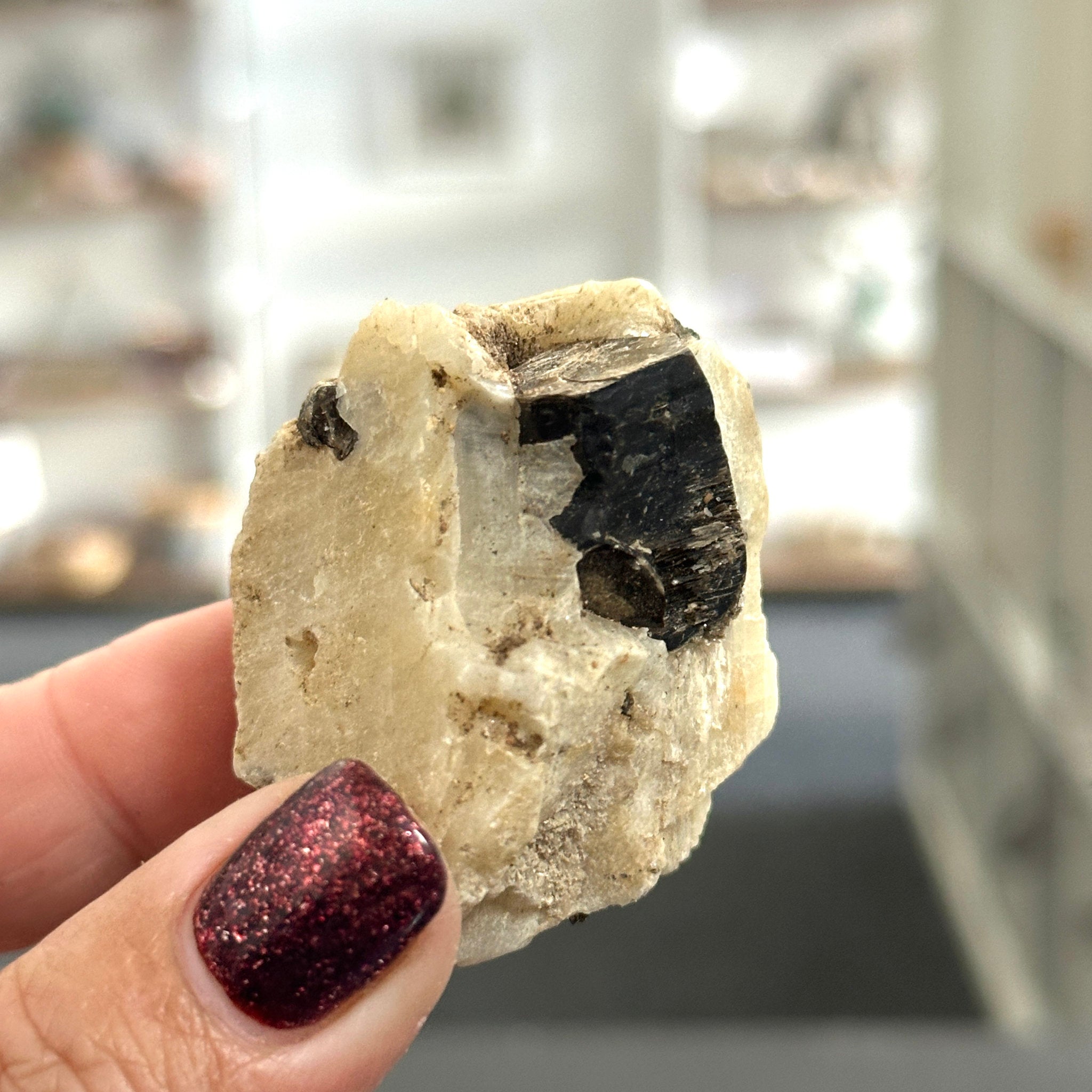 Mica Pegmatite with Calcite