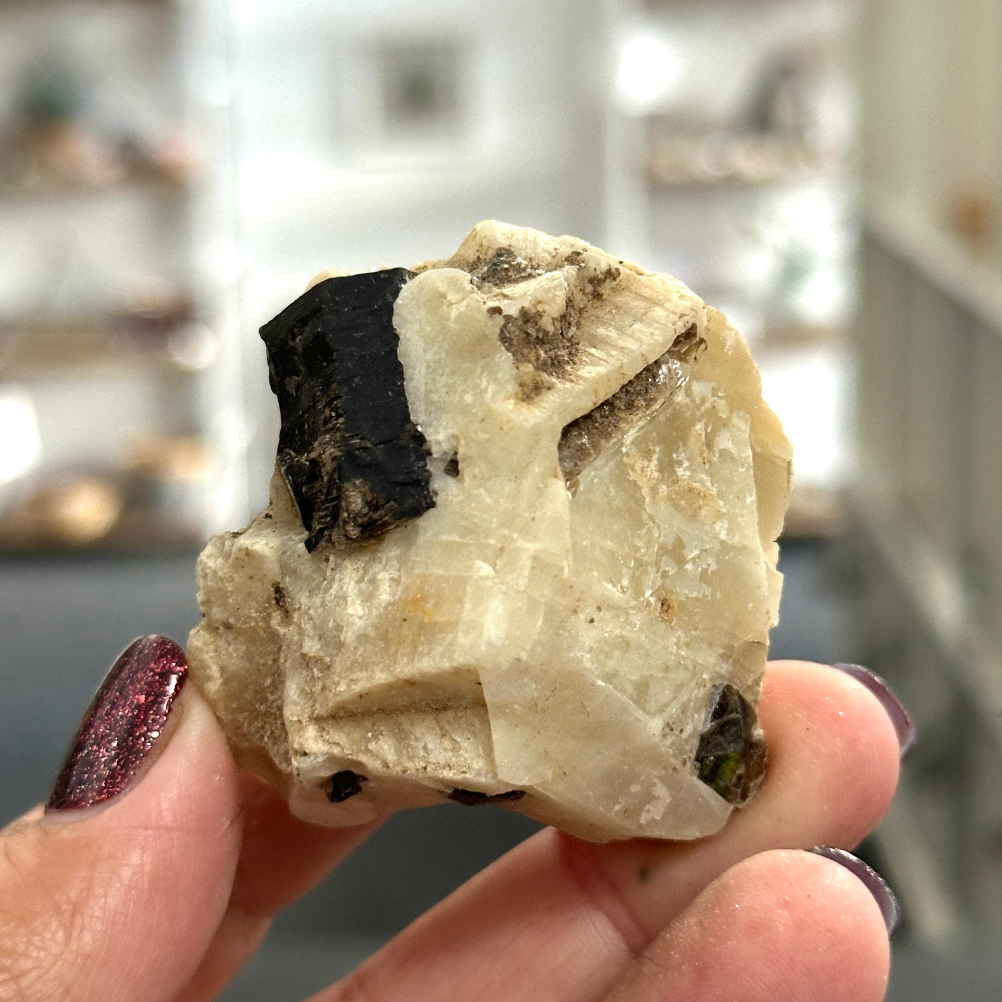 Mica Pegmatite with Calcite