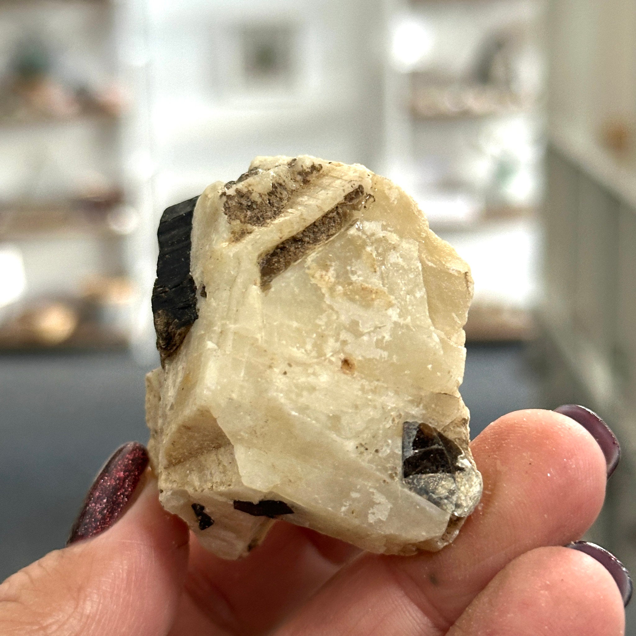 Mica Pegmatite with Calcite