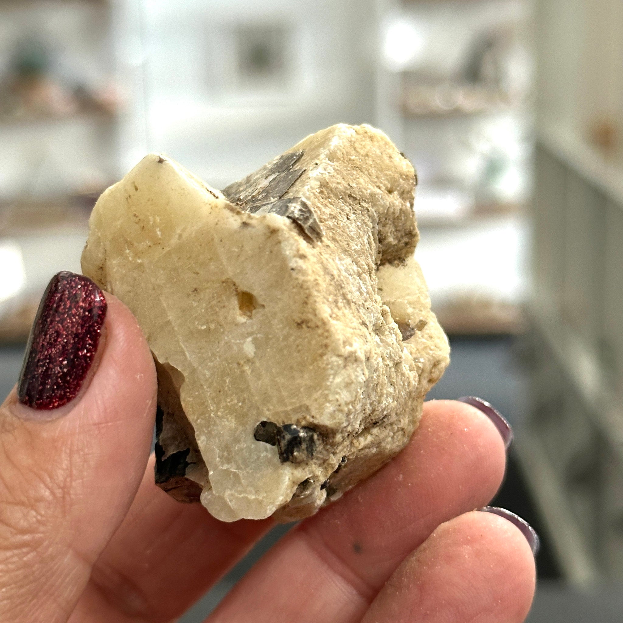 Mica Pegmatite with Calcite