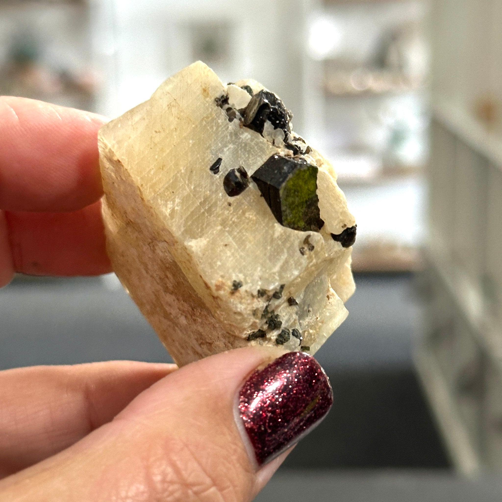 Mica Pegmatite with Calcite