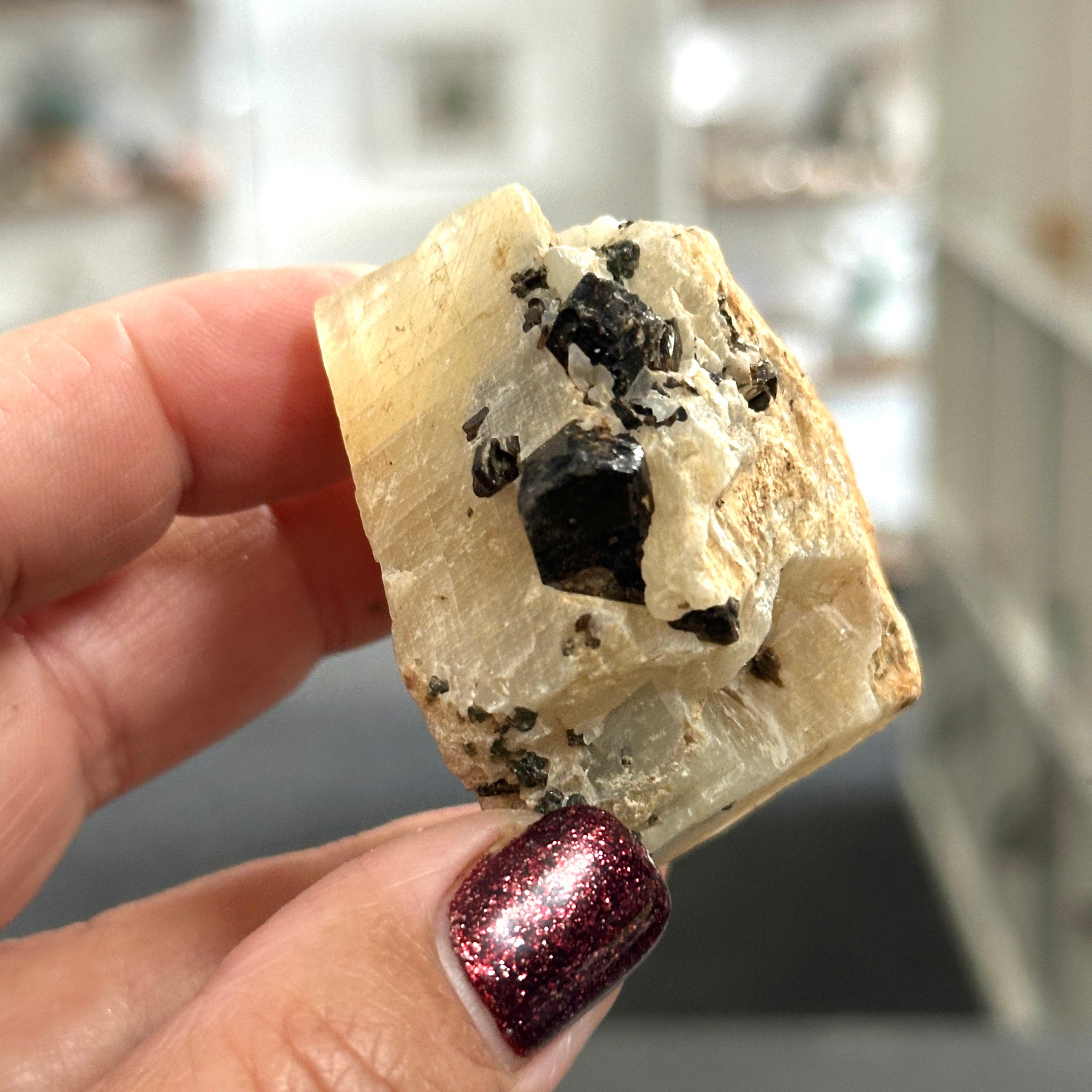 Mica Pegmatite with Calcite