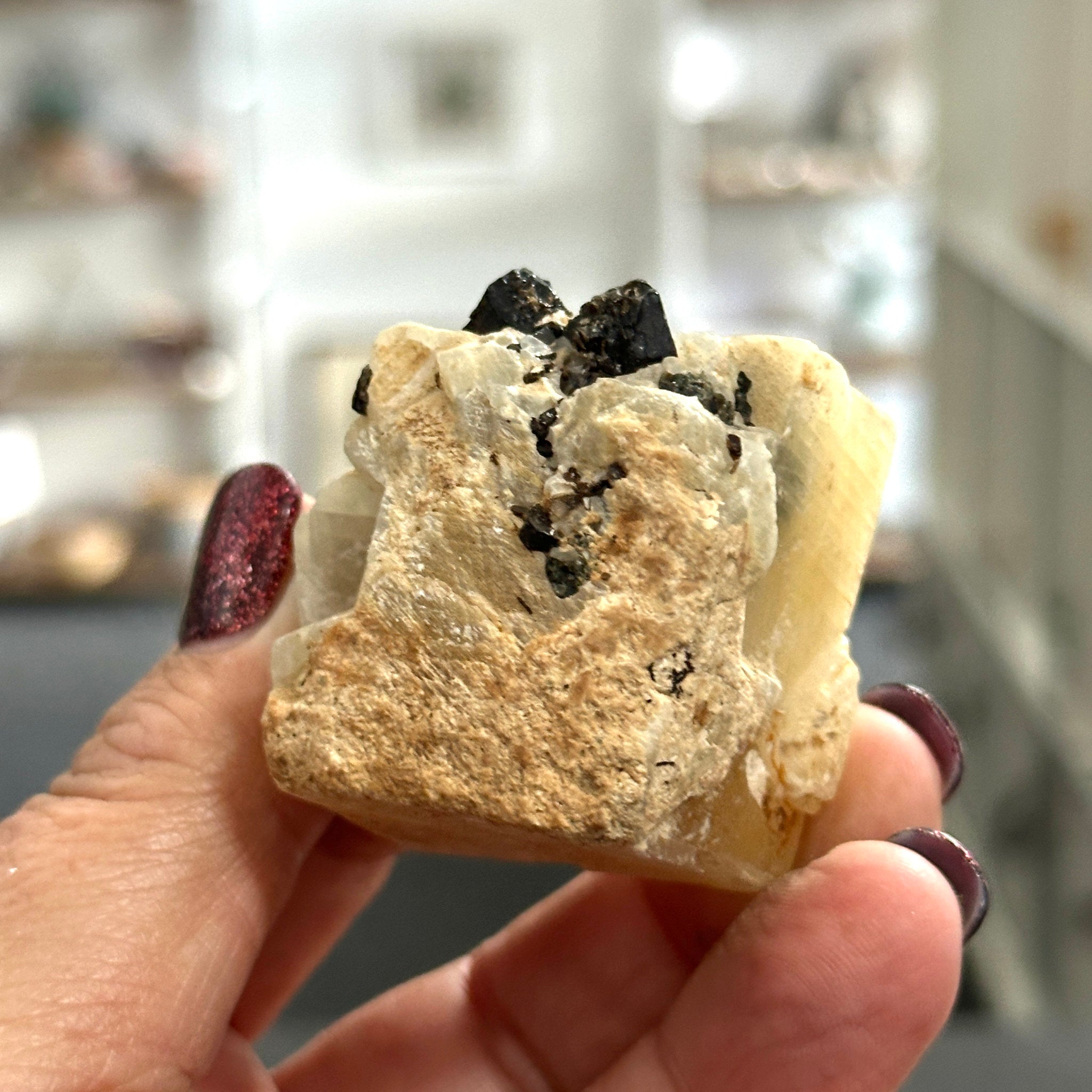 Mica Pegmatite with Calcite