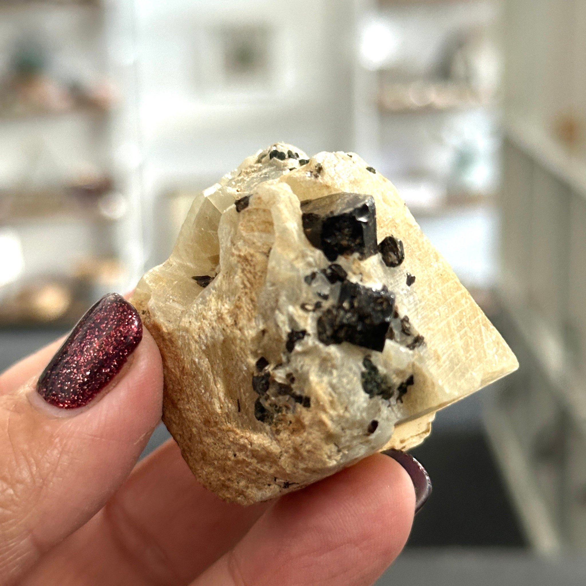 Mica Pegmatite with Calcite