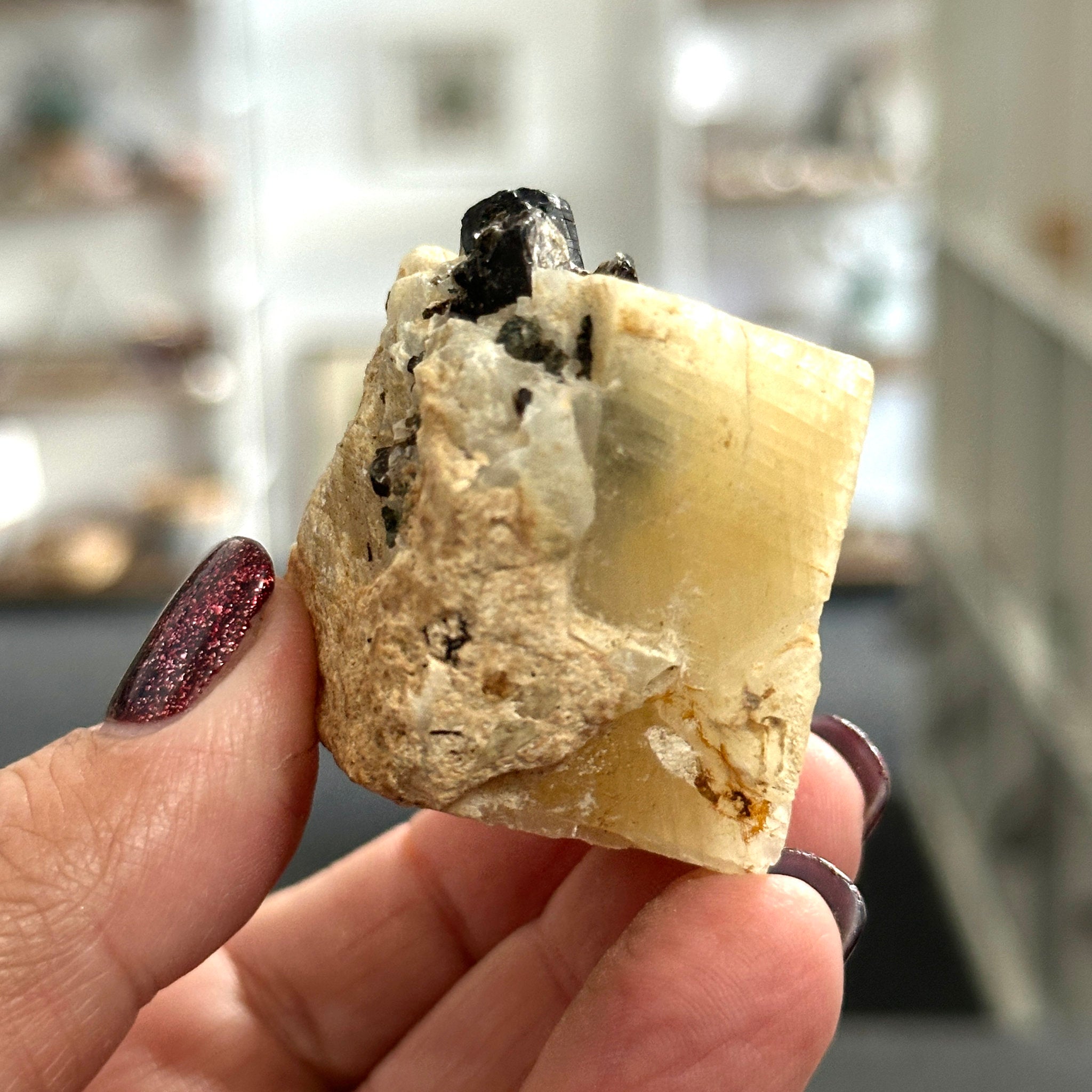 Mica Pegmatite with Calcite