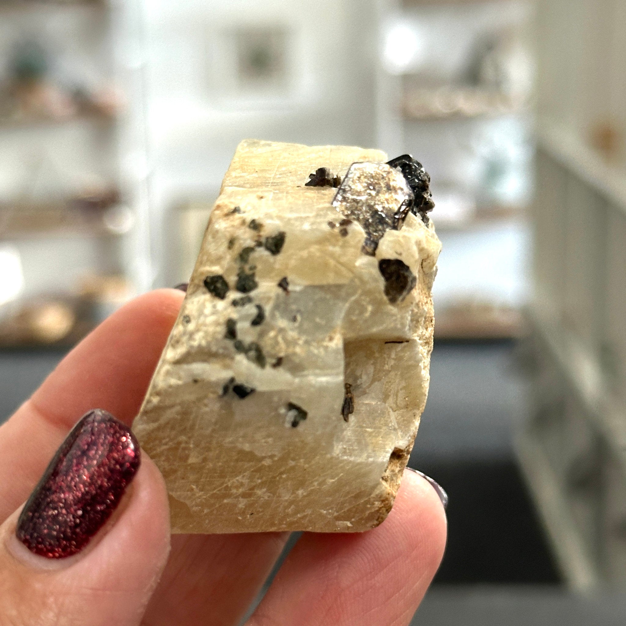 Mica Pegmatite with Calcite