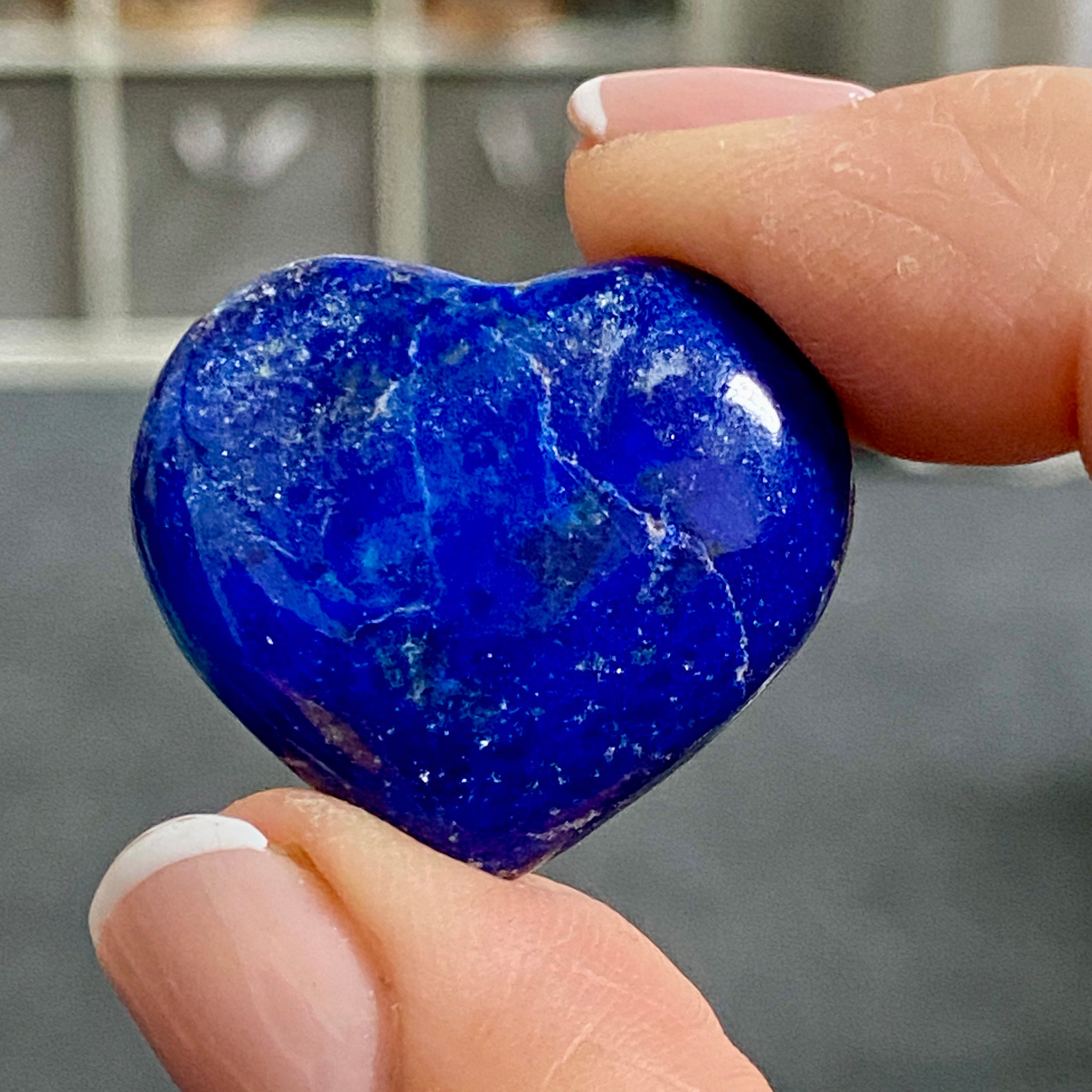 Lapis Lazuli Mini Heart – Mine 4 - Afghanistan