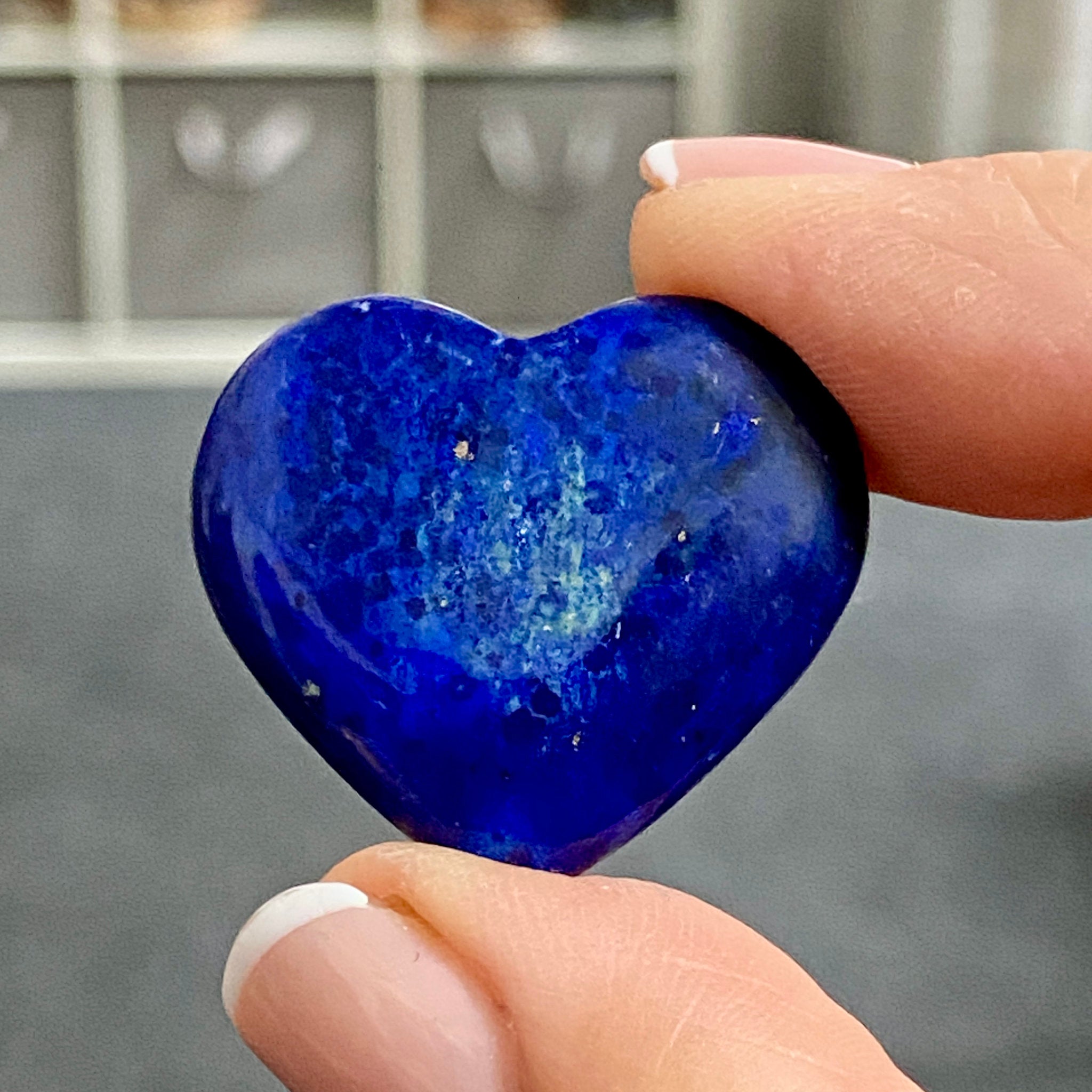 Lapis Lazuli Mini Heart – Mine 4 - Afghanistan