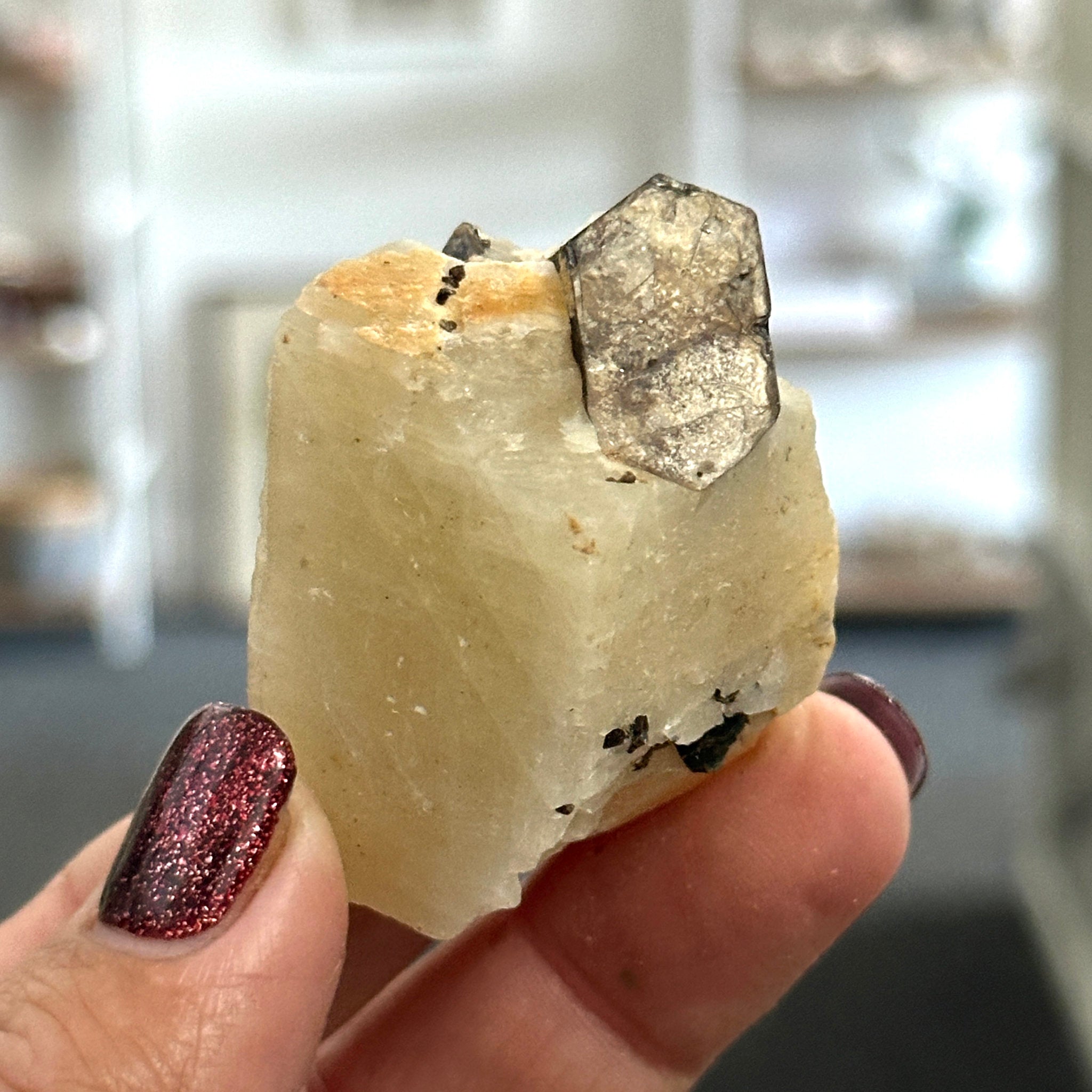 Mica Pegmatite with Calcite